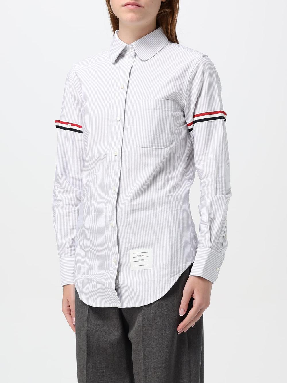 Giglio Camicia Thom Browne In Cotone A Righe