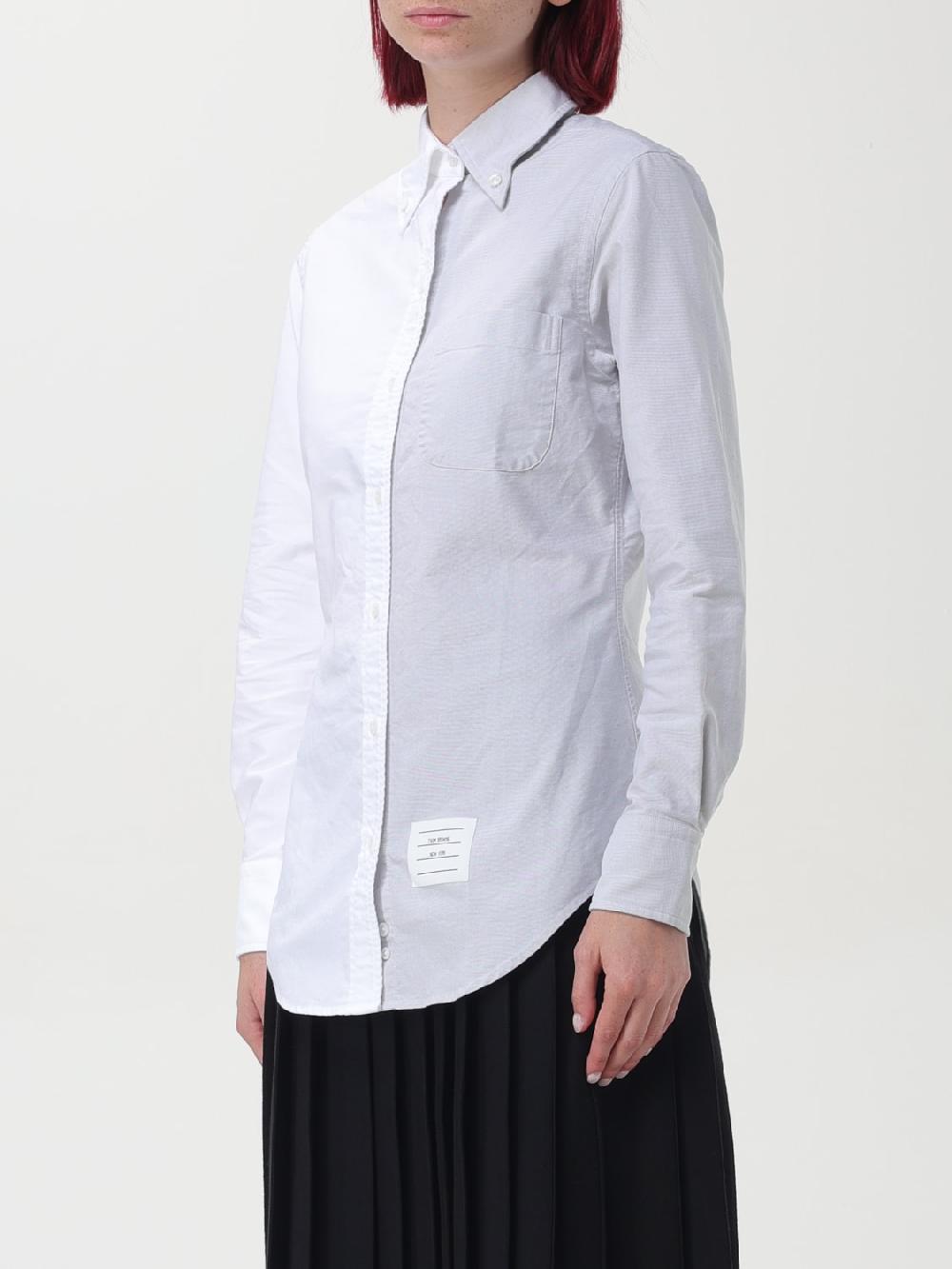 Giglio Camicia Thom Browne In Popeline Di Cotone