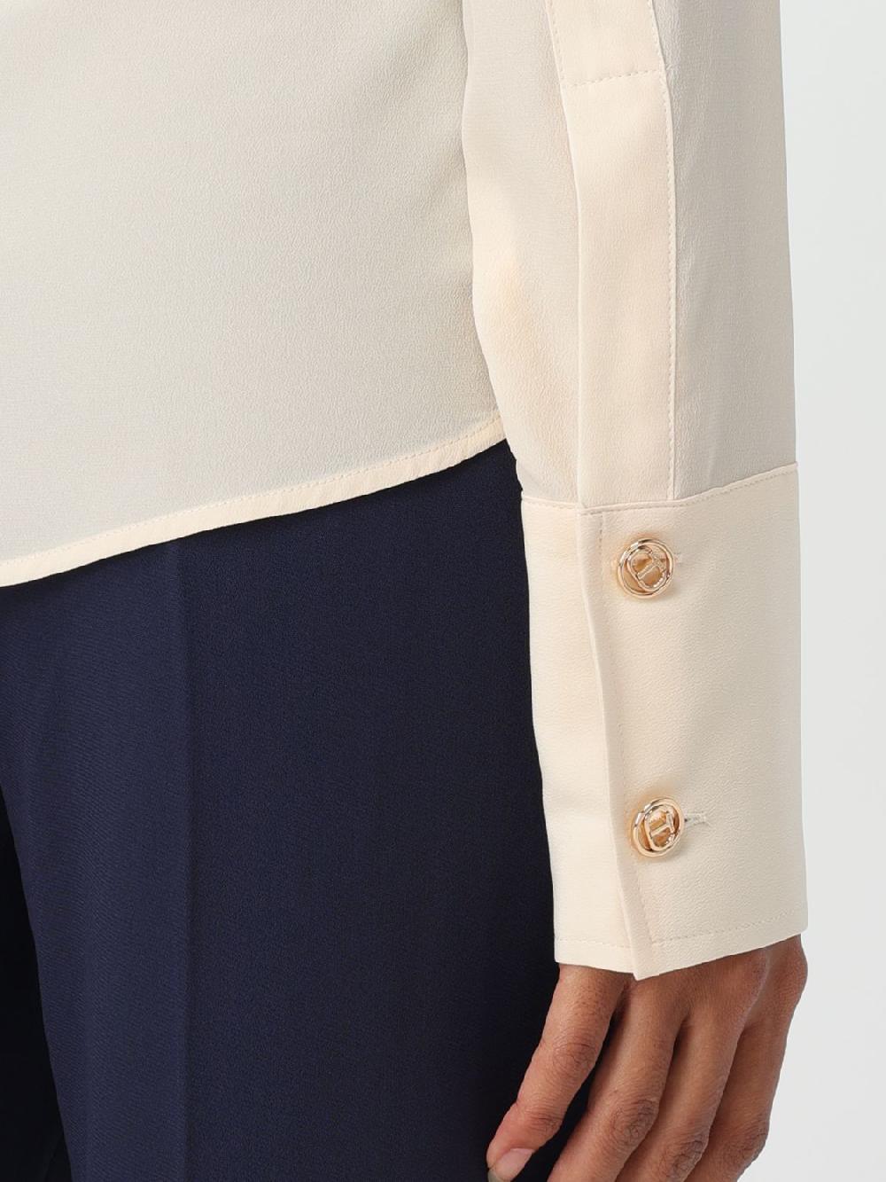 Giglio Camicia Twinset In Viscosa E Seta