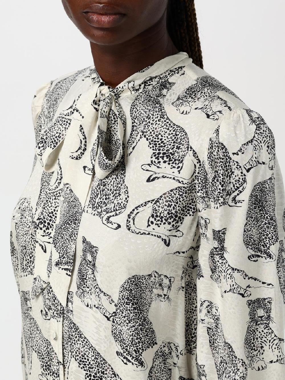 Giglio Camicia Twinset In Viscosa Jacquard