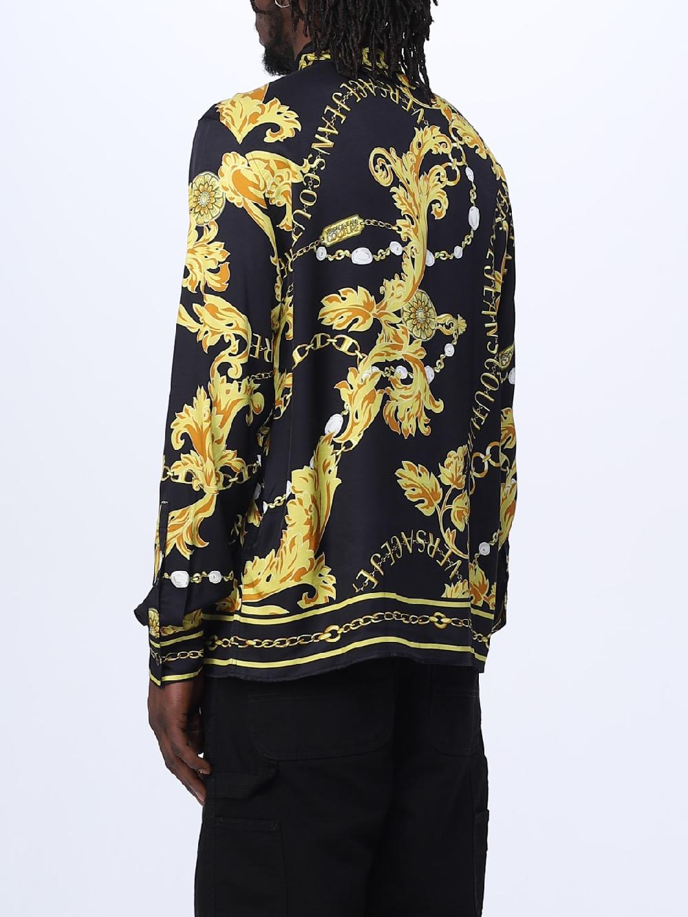 Giglio Camicia Versace Jeans Couture In Viscosa
