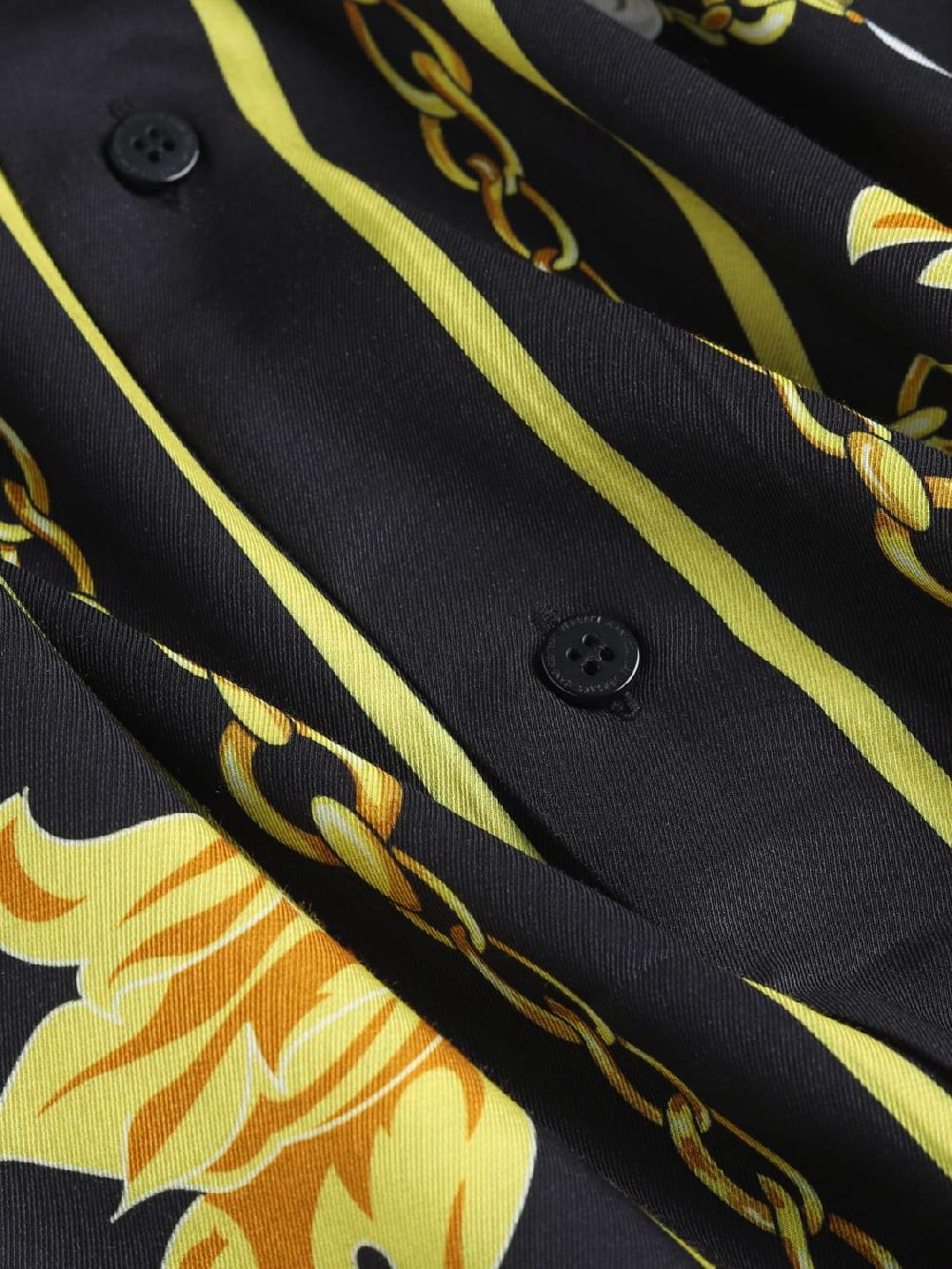 Giglio Camicia Versace Jeans Couture In Viscosa