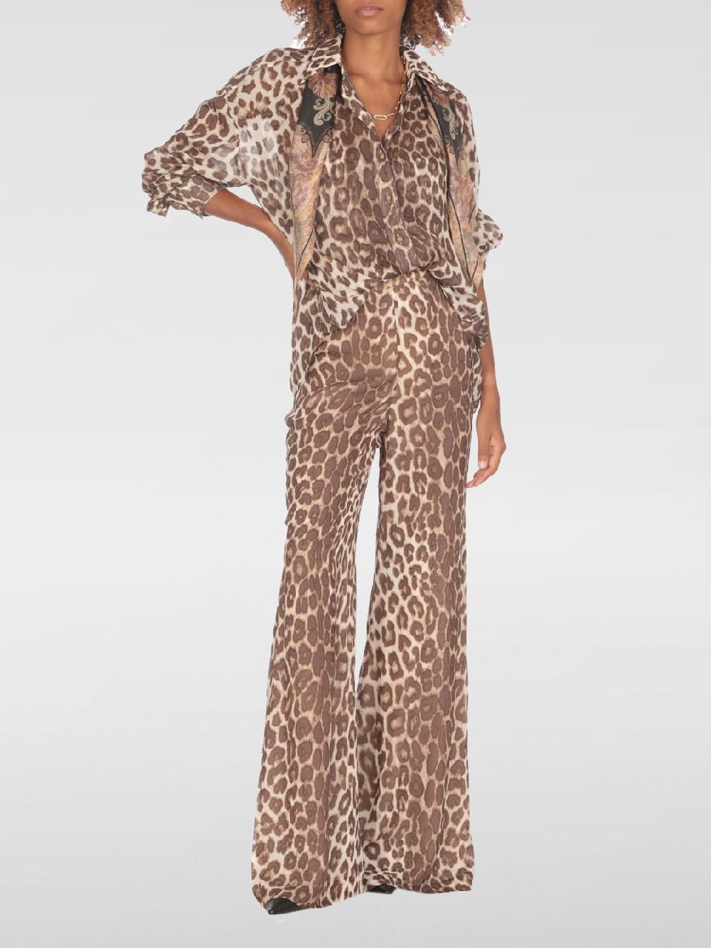 Giglio Camicia Zimmermann In Viscosa Animalier