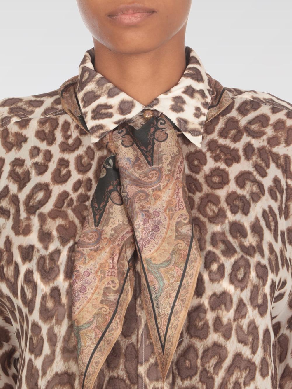 Giglio Camicia Zimmermann In Viscosa Animalier