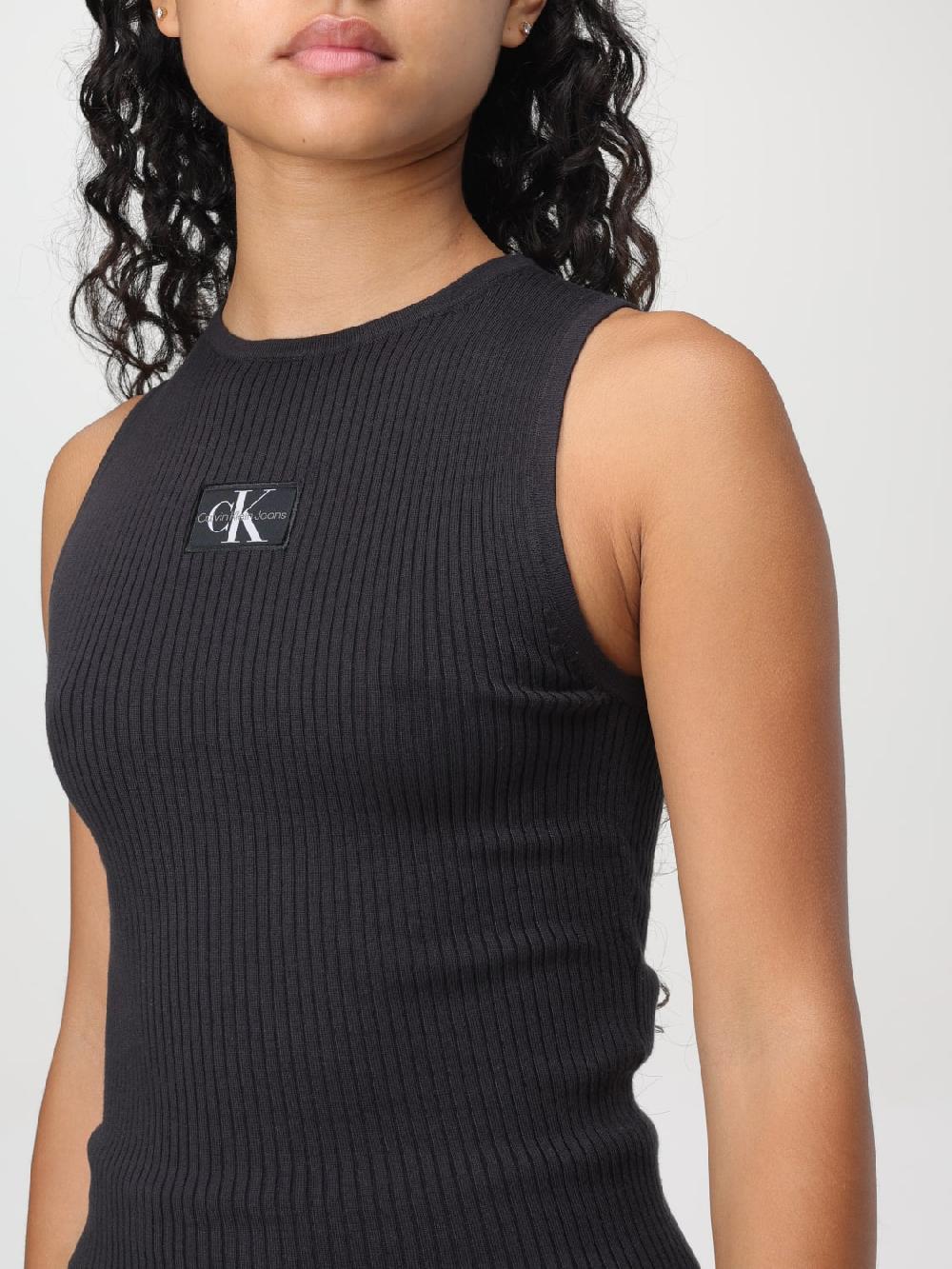 Giglio Canotta Calvin Klein In Cotone A Coste