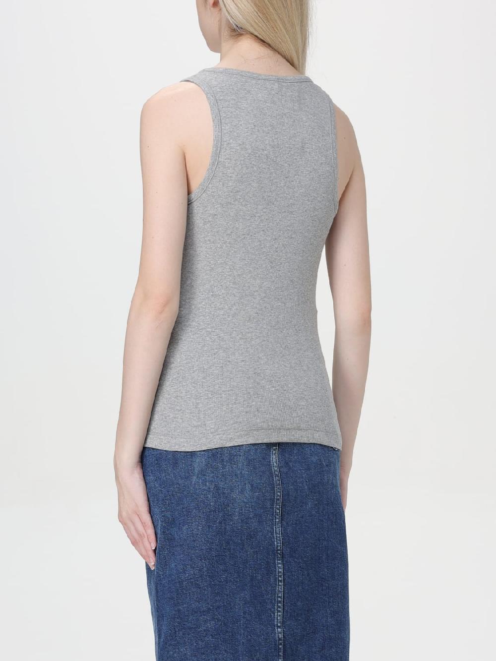 Giglio Canotta Con Mini Logo Ganni