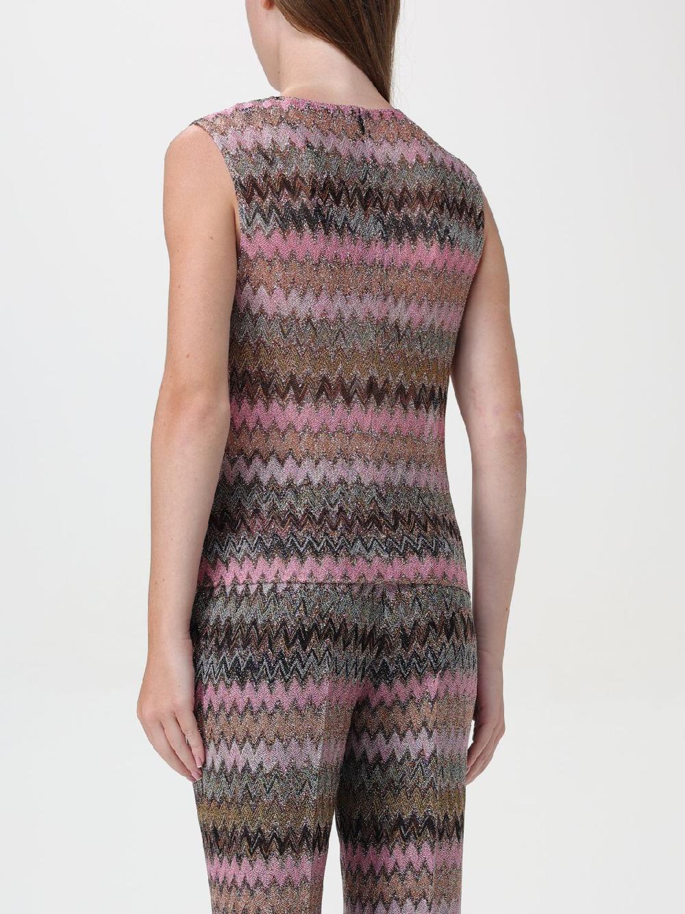 Giglio Canotta Con Motivo A Zig Zag Missoni