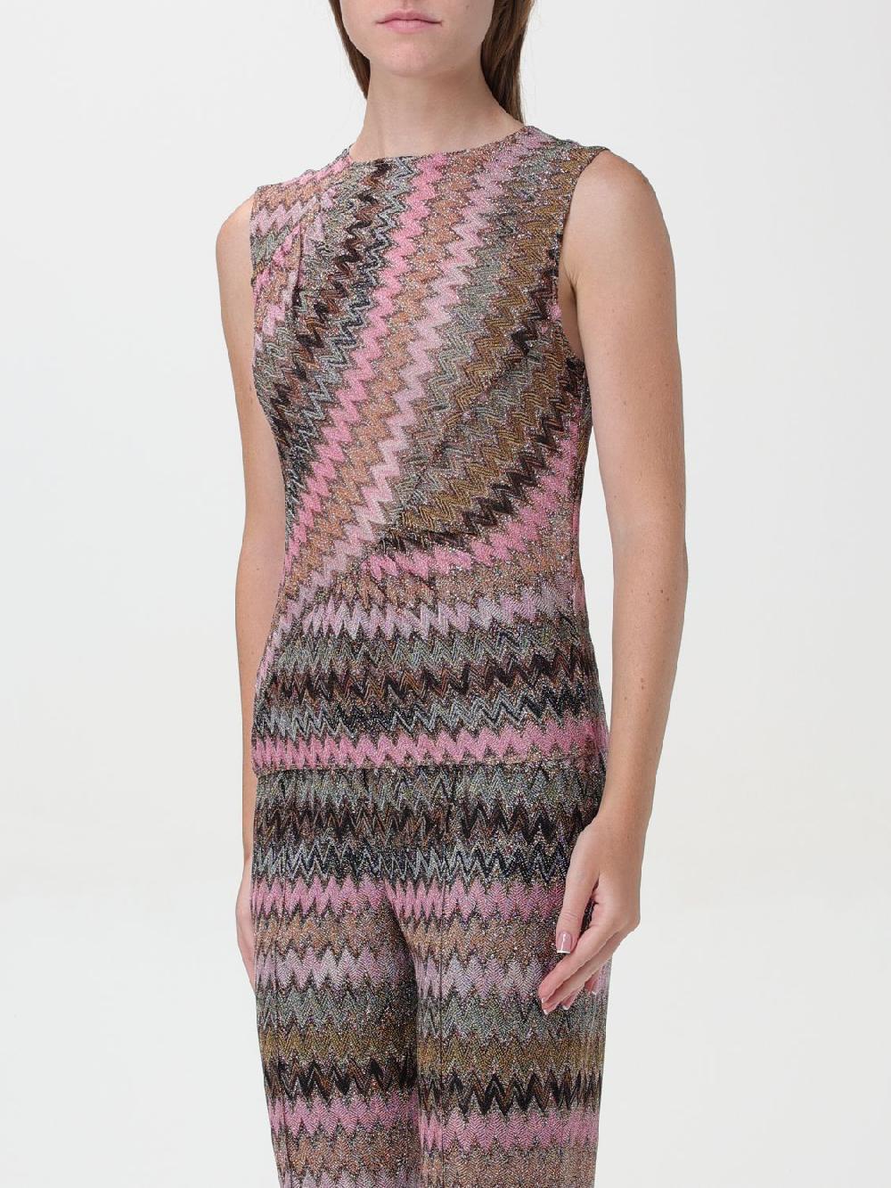 Giglio Canotta Con Motivo A Zig Zag Missoni