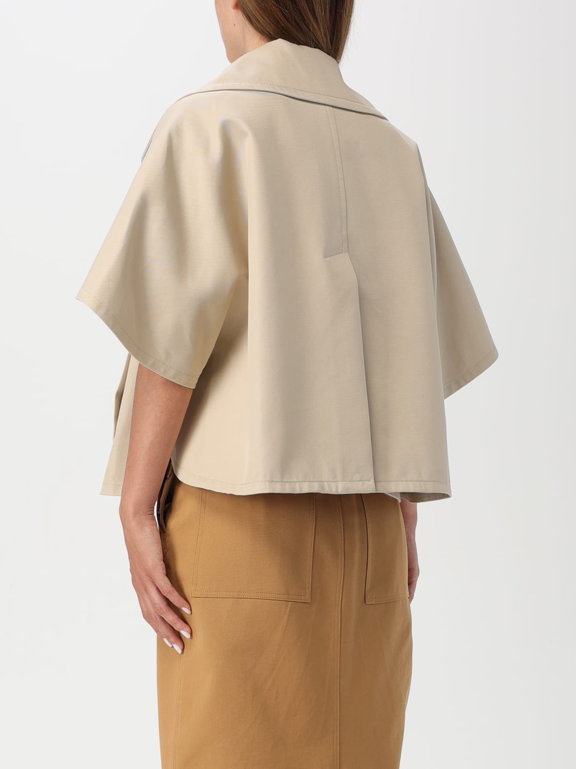 Giglio Cappa Cropped Max Mara In Twill Di Cotone