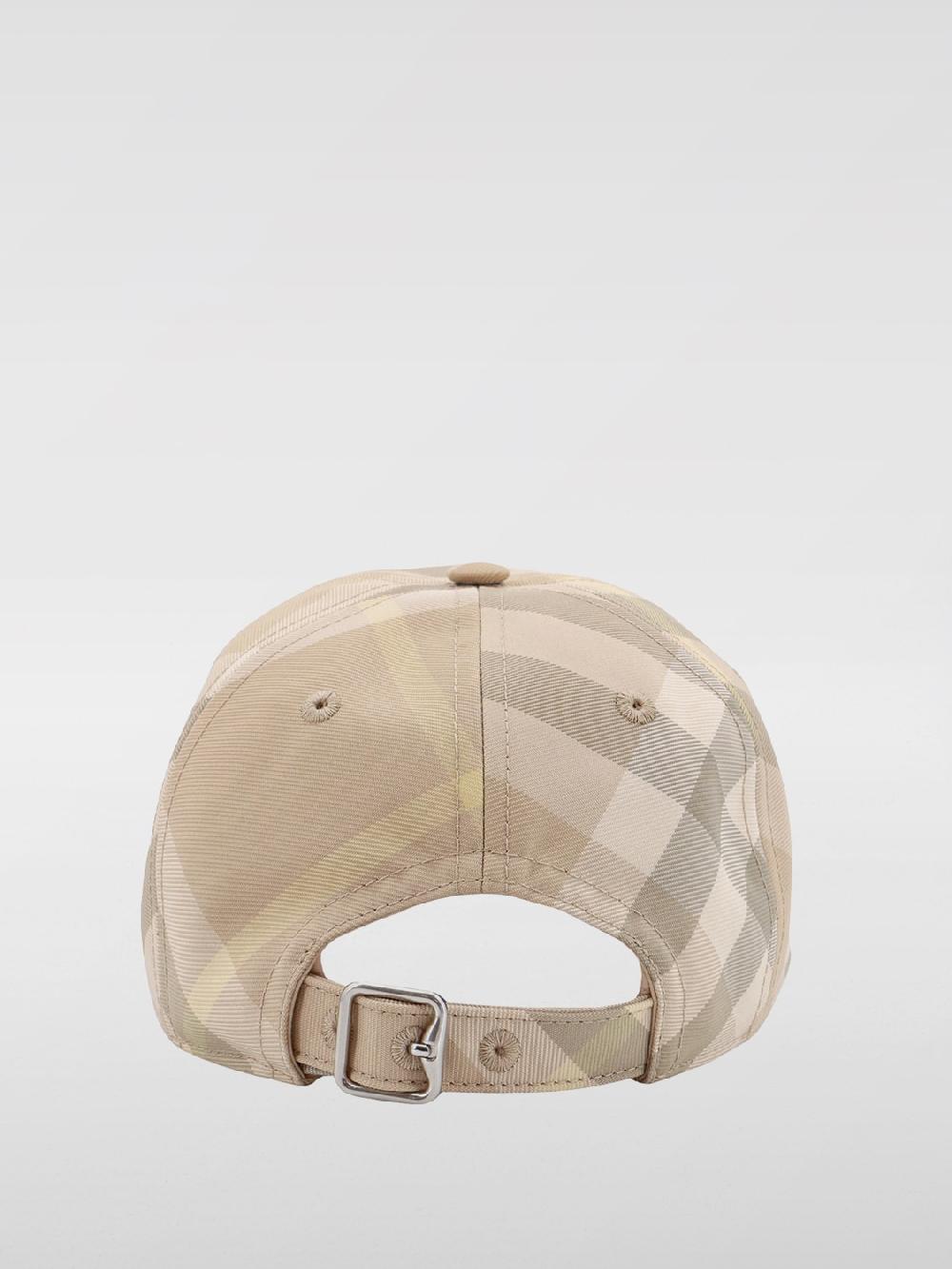 Giglio Cappello Check Burberry In Cotone Stampato