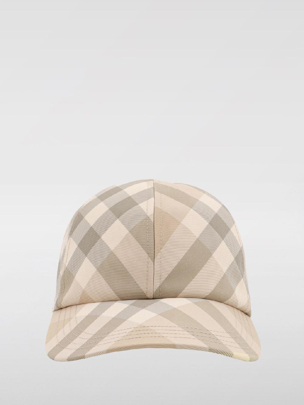 Giglio Cappello Check Burberry in cotone stampato