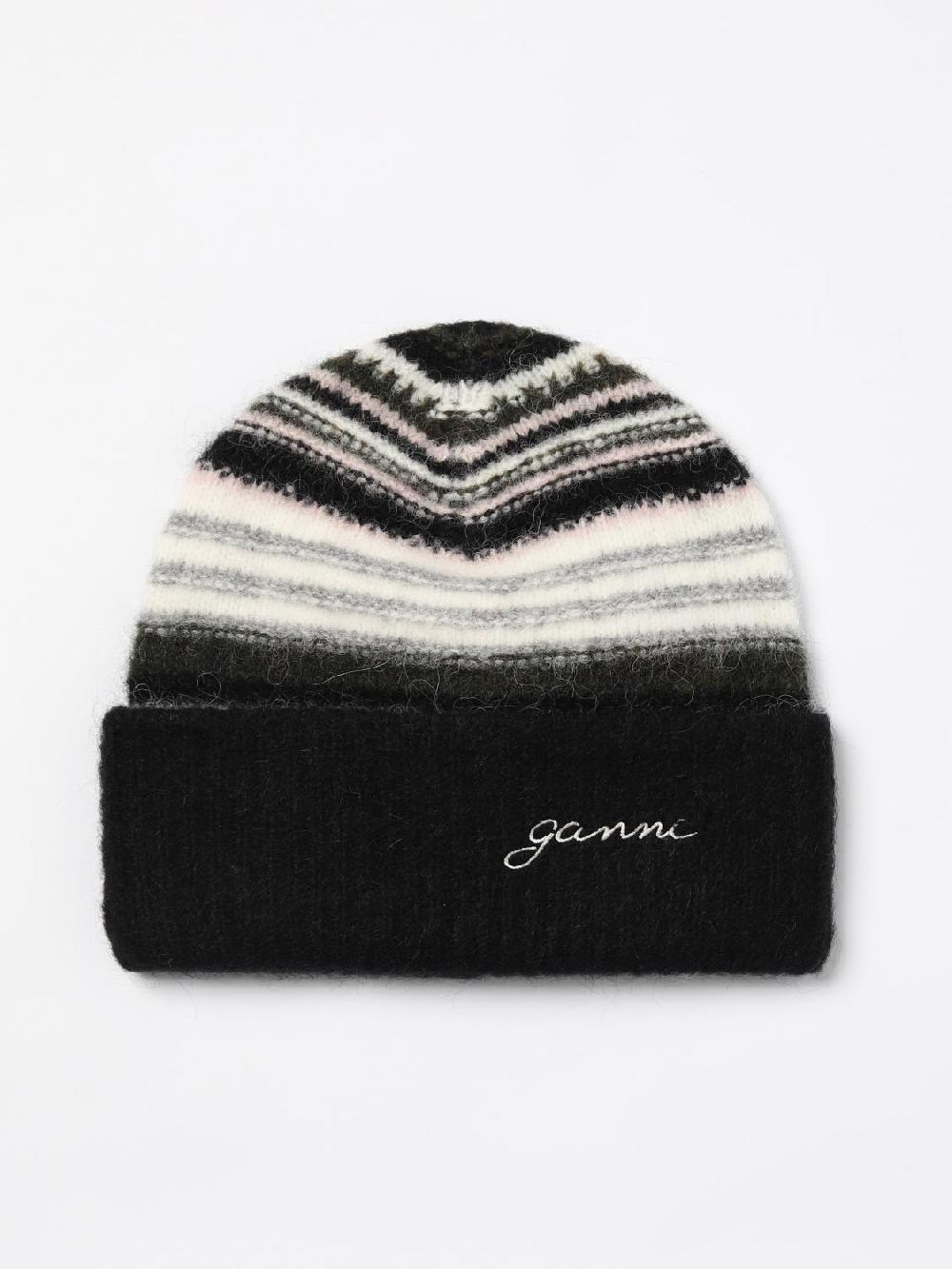 Giglio Cappello Ganni in misto lana
