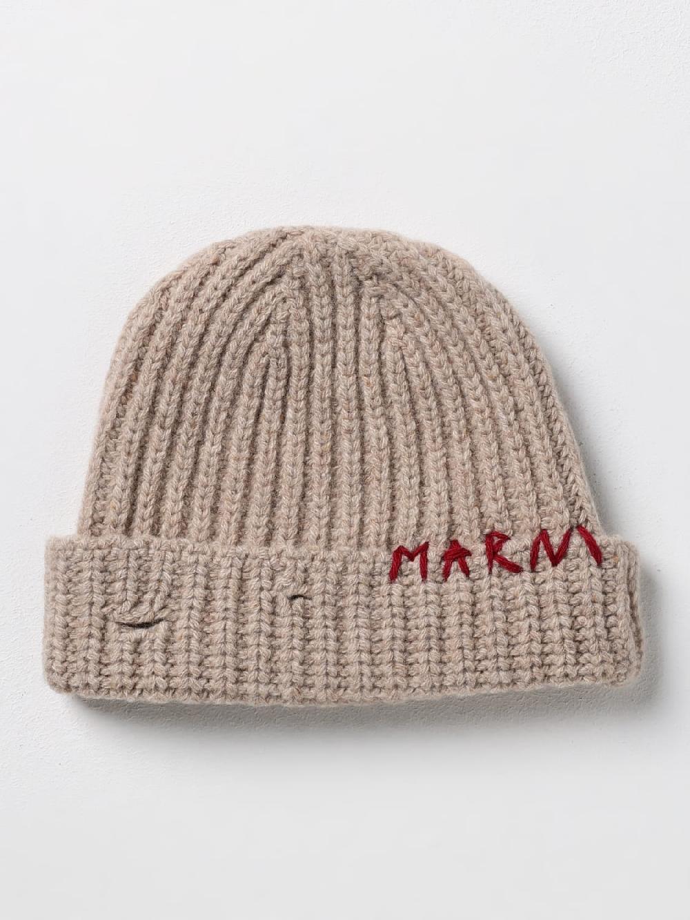 Giglio Cappello Marni in lana vergine a coste