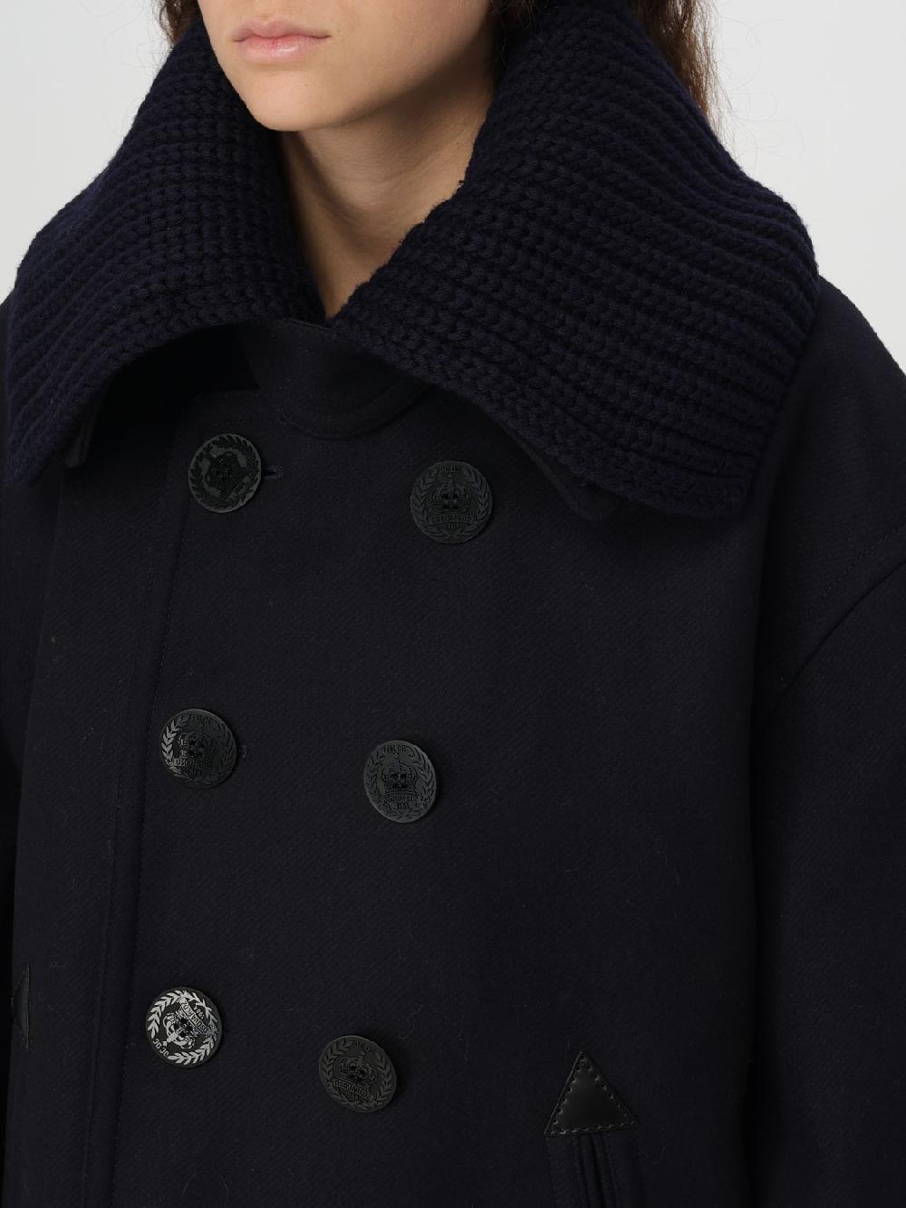 Giglio Cappotto A Doppiopetto Dsquared2 In Lana