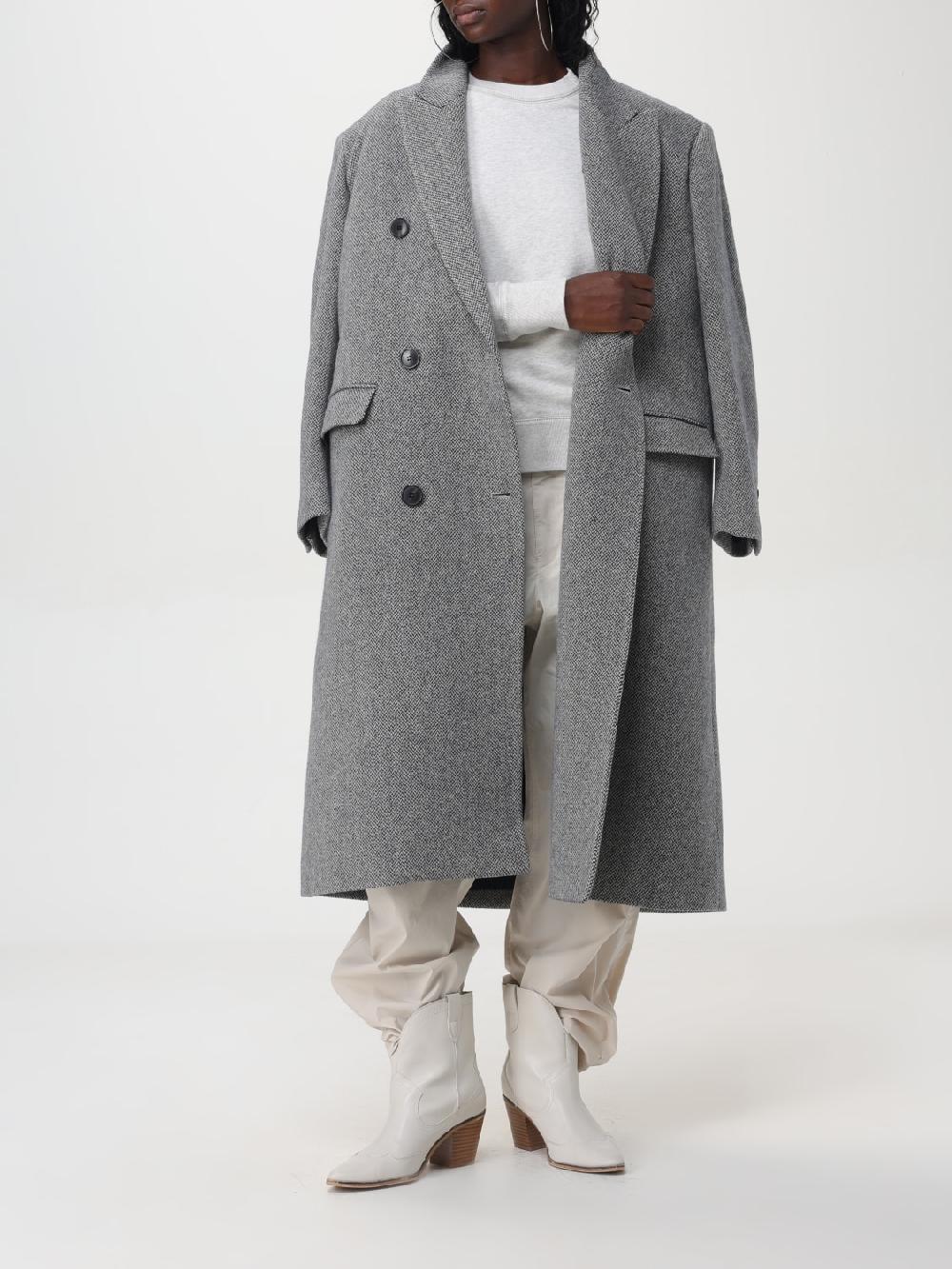 Giglio Cappotto A Doppiopetto Isabel Marant Etoile
