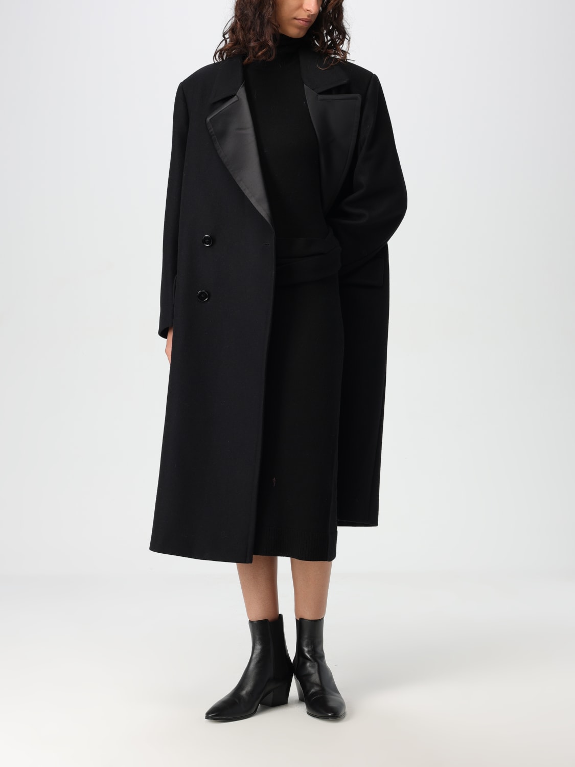 Giglio Cappotto A Doppiopetto Mm6 Maison Margiela