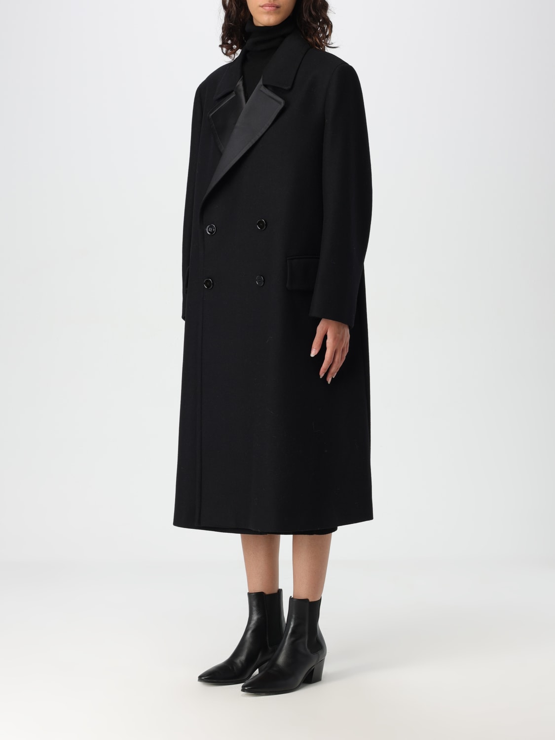 Giglio Cappotto A Doppiopetto Mm6 Maison Margiela