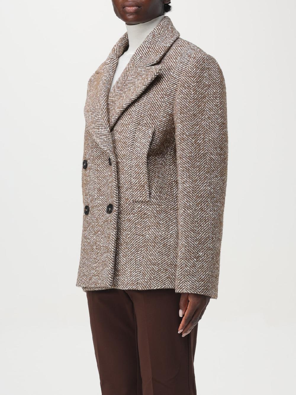 Giglio Cappotto A Doppiopetto Pinko Chevron