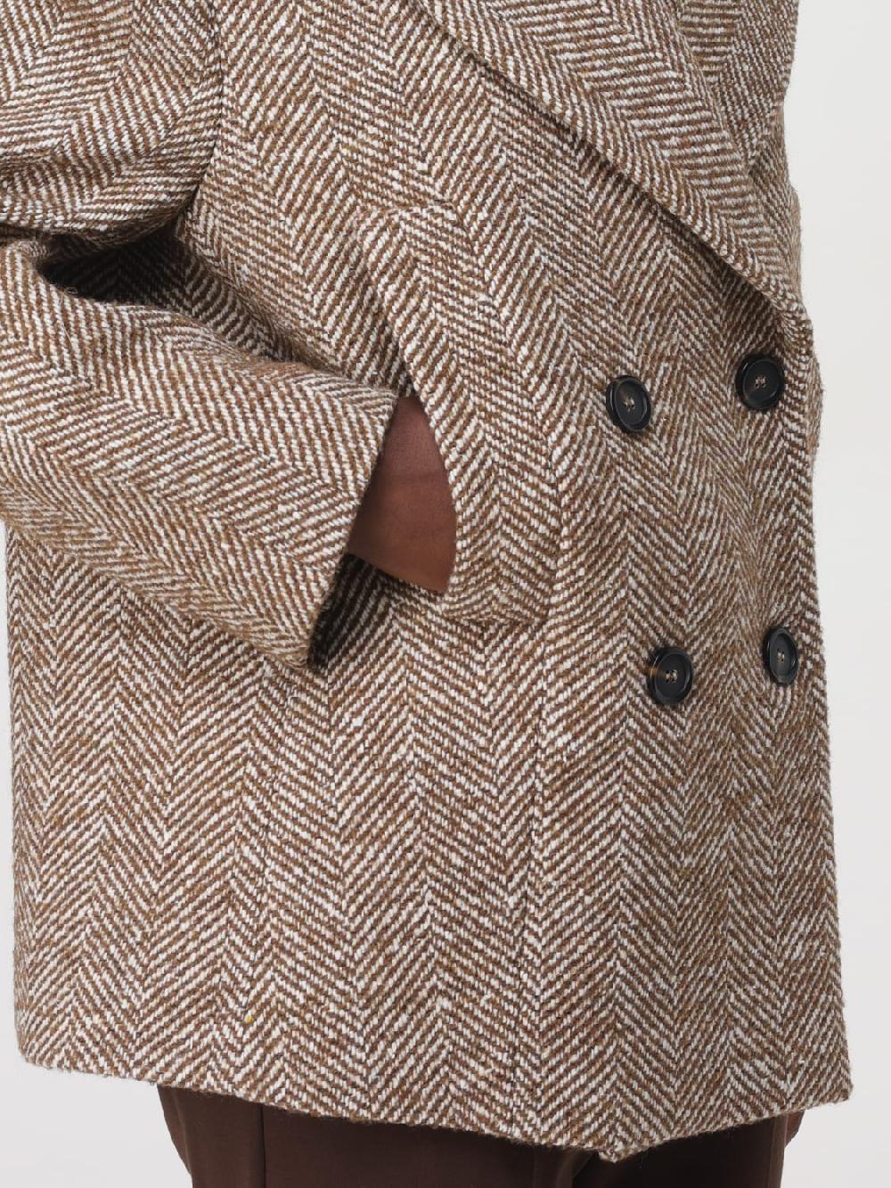 Giglio Cappotto A Doppiopetto Pinko Chevron