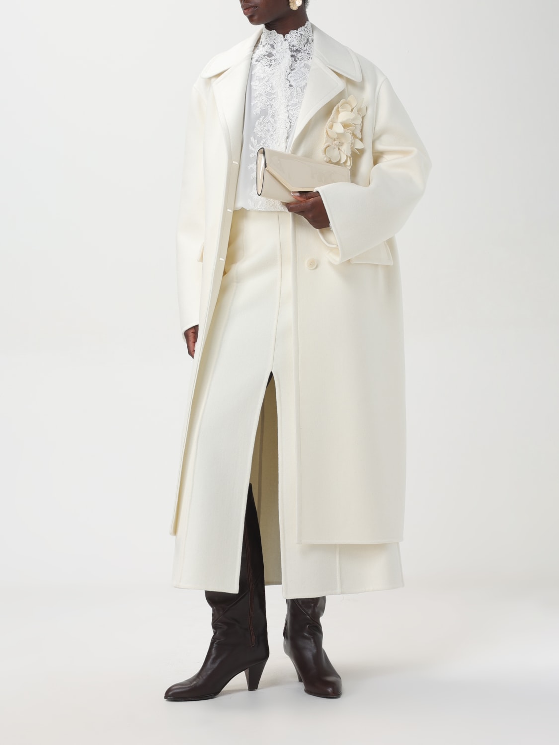 Giglio Cappotto A Monopetto Ermanno Scervino