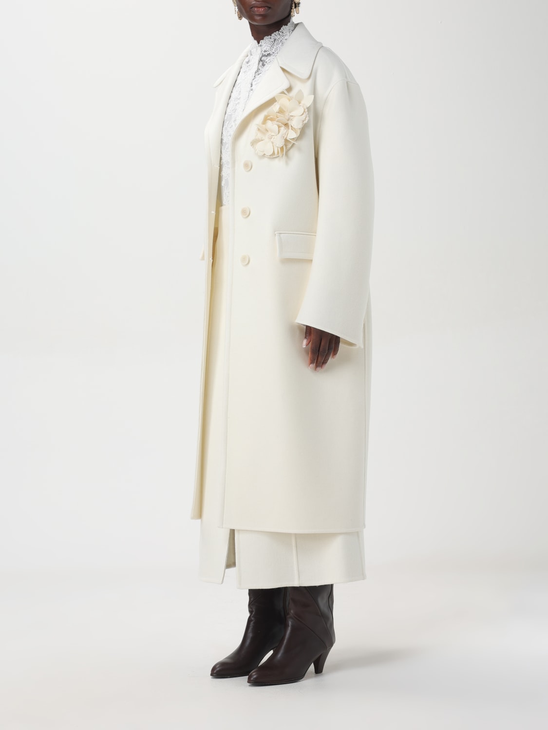 Giglio Cappotto A Monopetto Ermanno Scervino