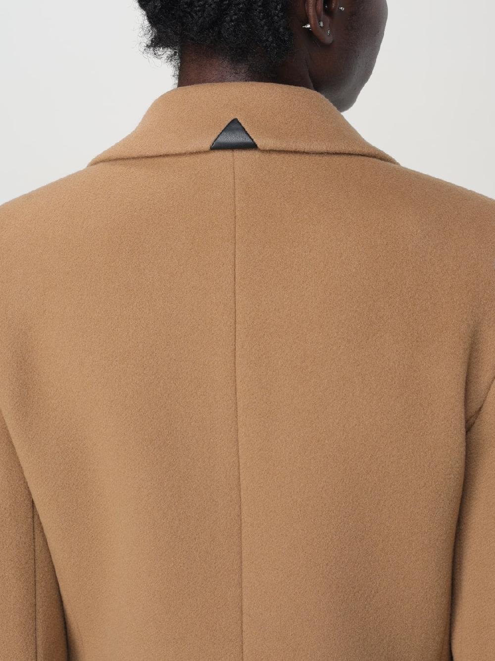 Giglio Cappotto A Monopetto Pinko In Misto Lana