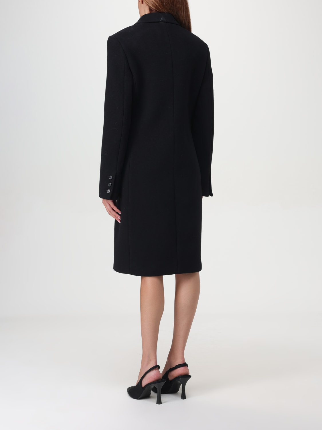 Giglio Cappotto A Monopetto Pinko In Misto Lana