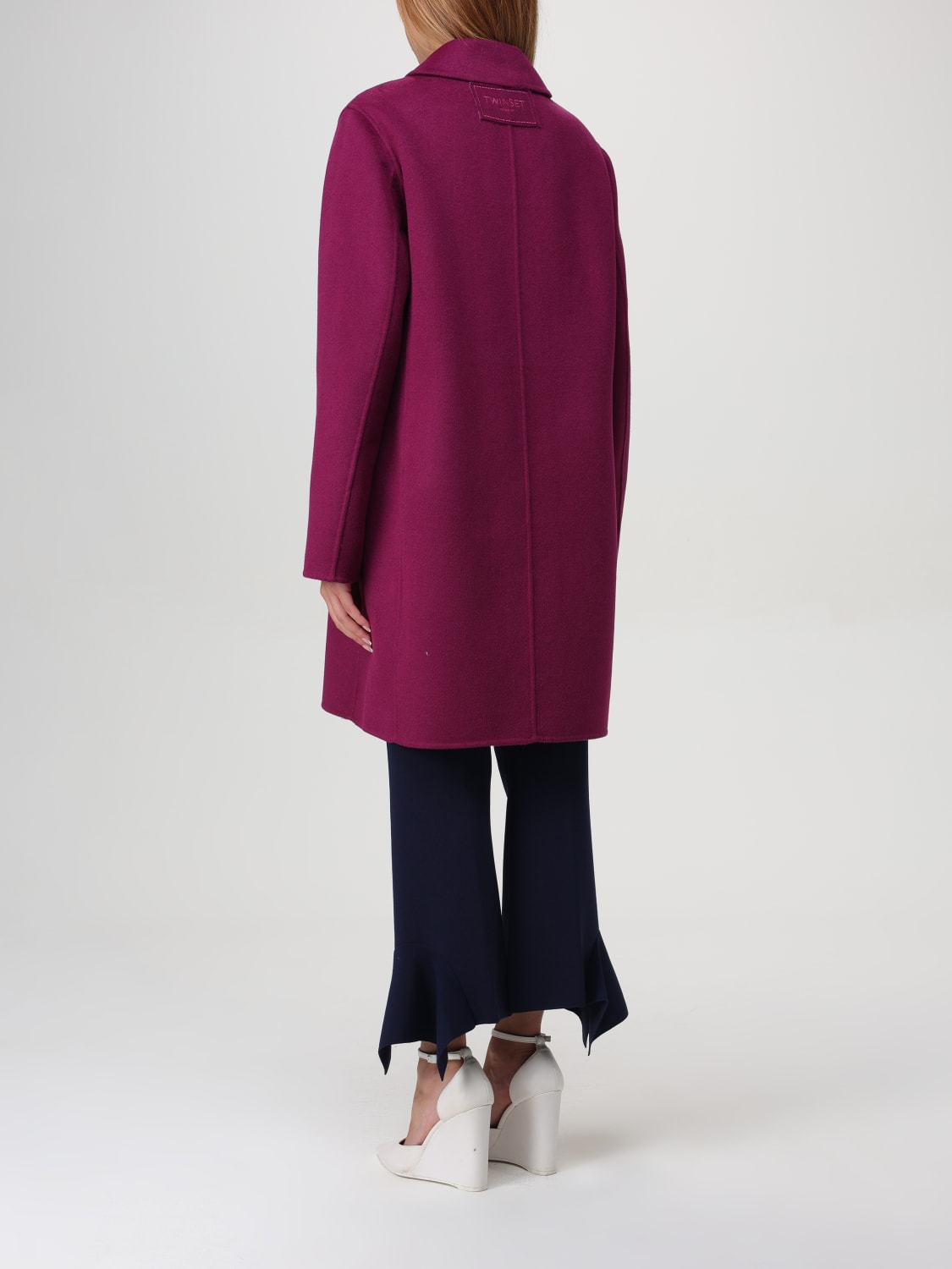 Giglio Cappotto A Monopetto Twinset