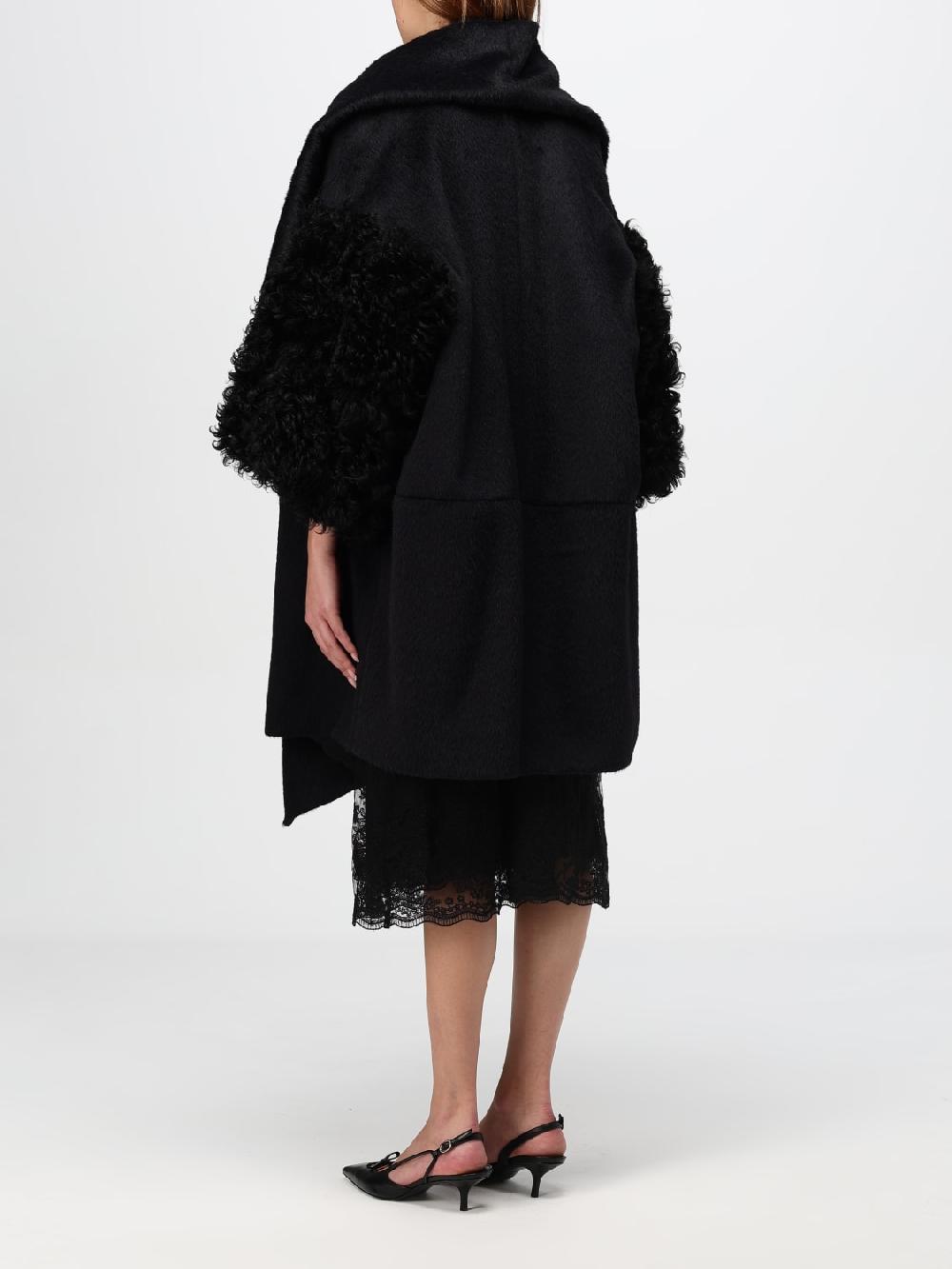 Giglio Cappotto Alberta Ferretti In Misto Lana