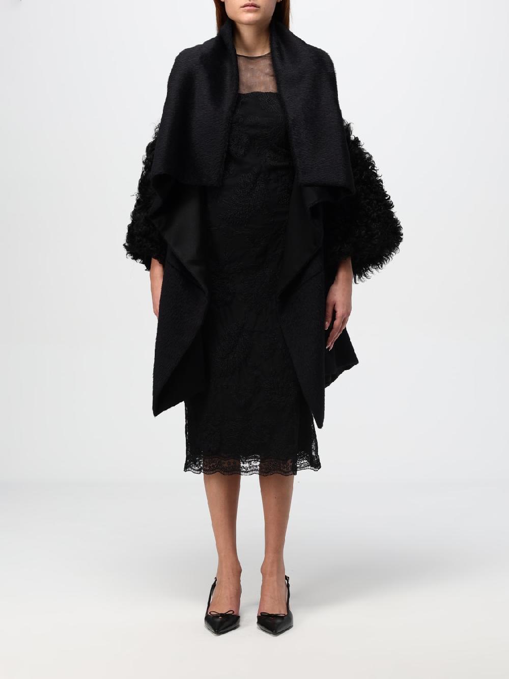 Giglio Cappotto Alberta Ferretti in misto lana