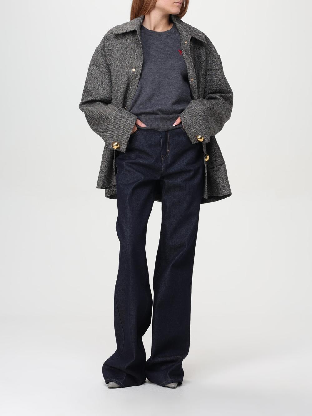 Giglio Cappotto Ami Paris In Misto Lana