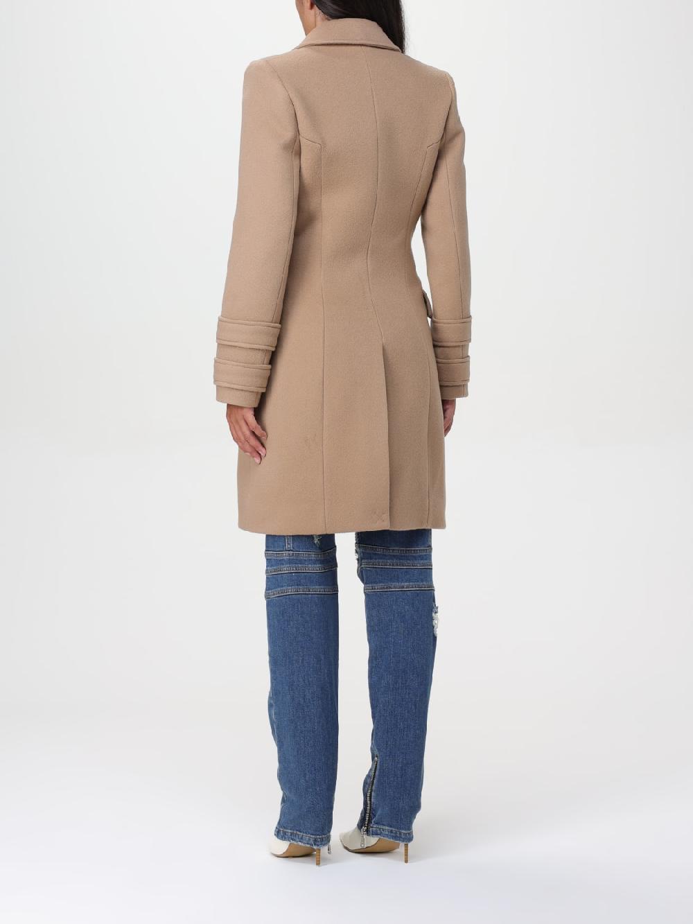 Giglio Cappotto Balmain In Lana E Cashmere