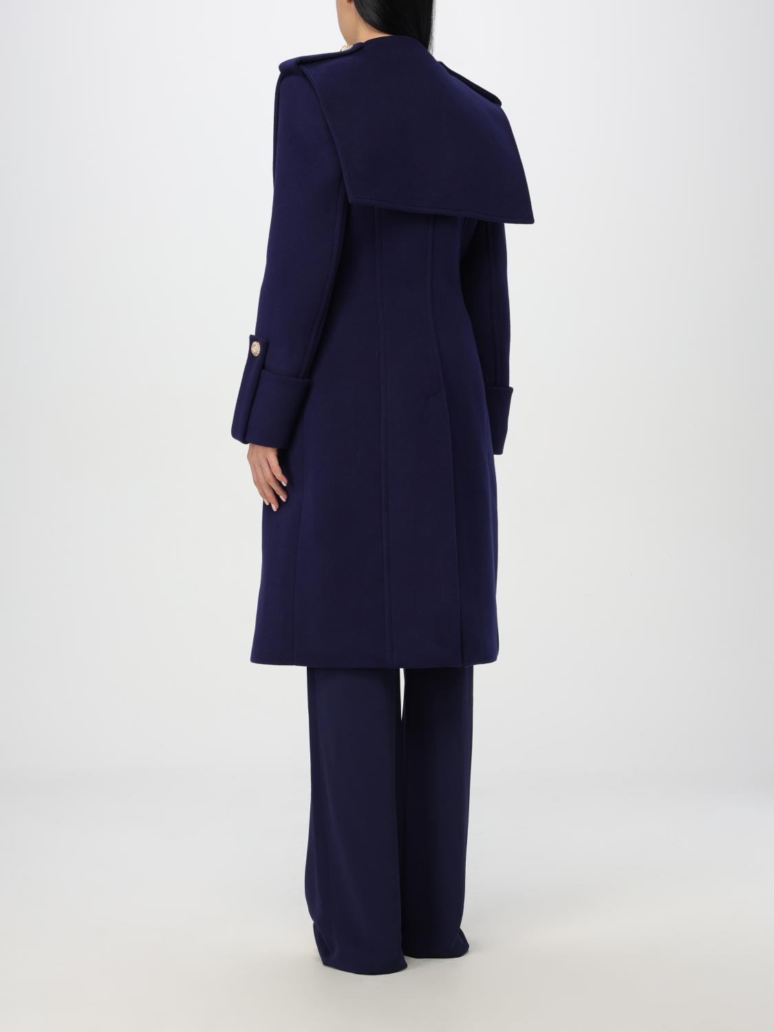 Giglio Cappotto Balmain In Lana E Cashmere