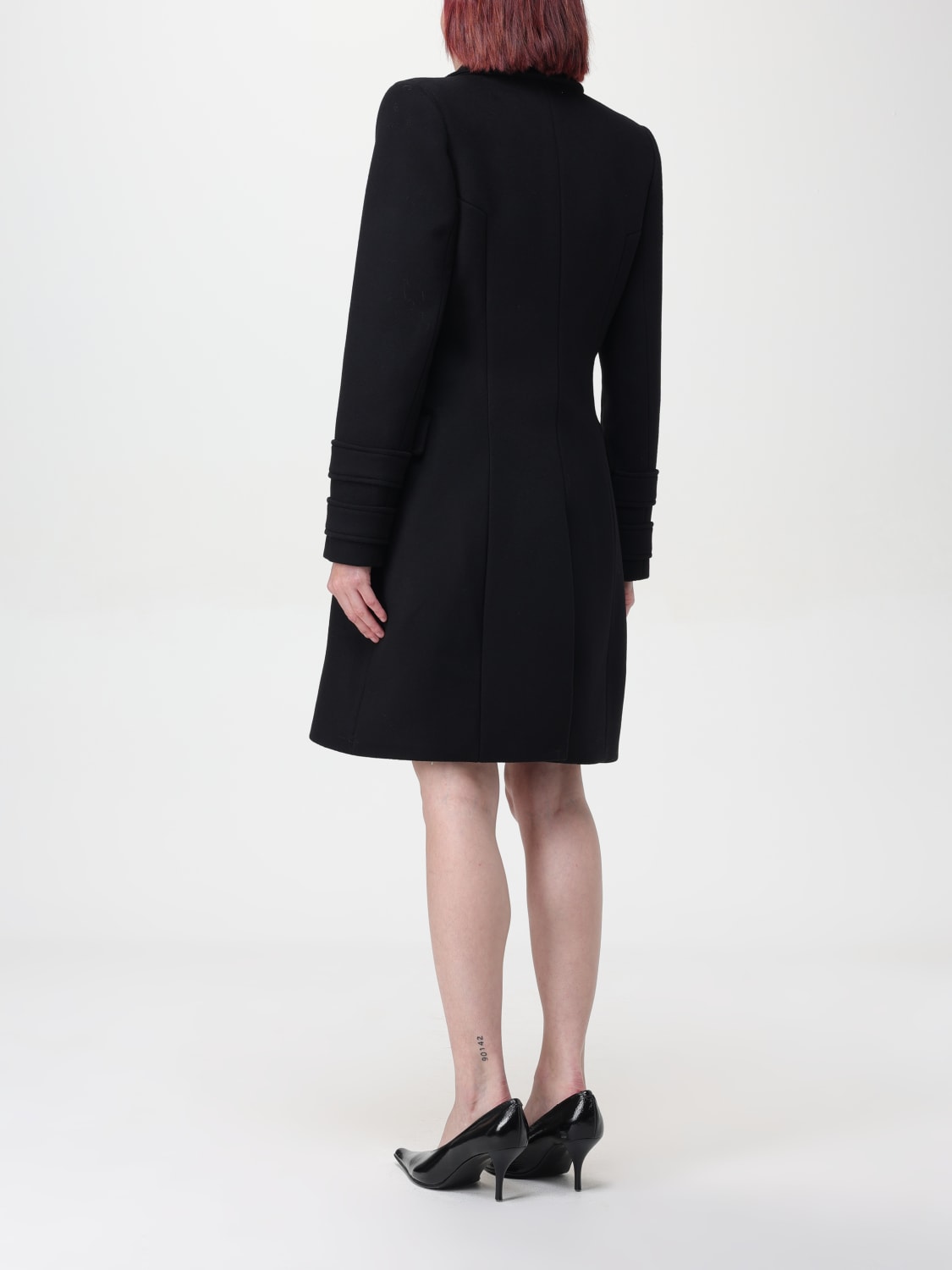 Giglio Cappotto Balmain In Lana E Cashmere
