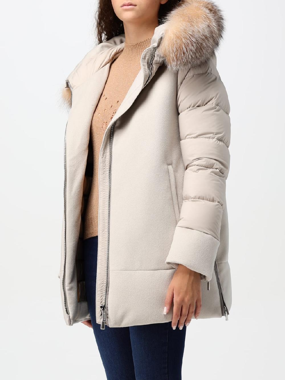 Giglio Cappotto Con Cappuccio E Zip Moorer