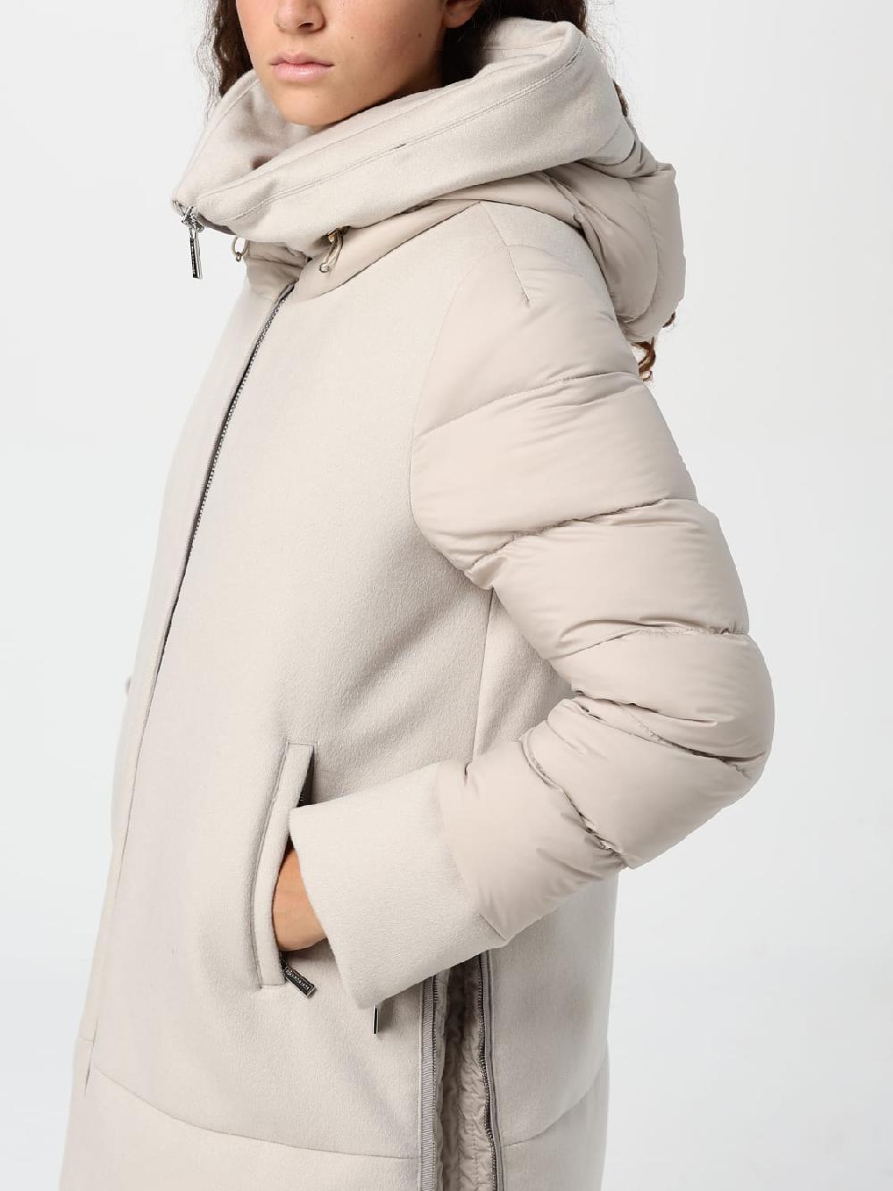 Giglio Cappotto Con Cappuccio E Zip Moorer