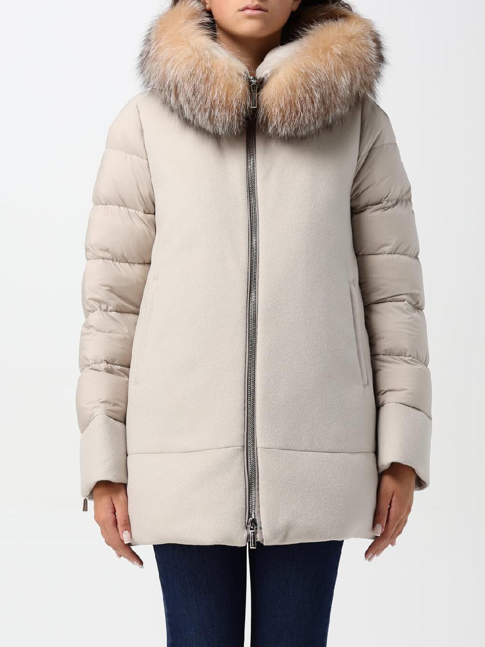 Giglio Cappotto con cappuccio e zip Moorer