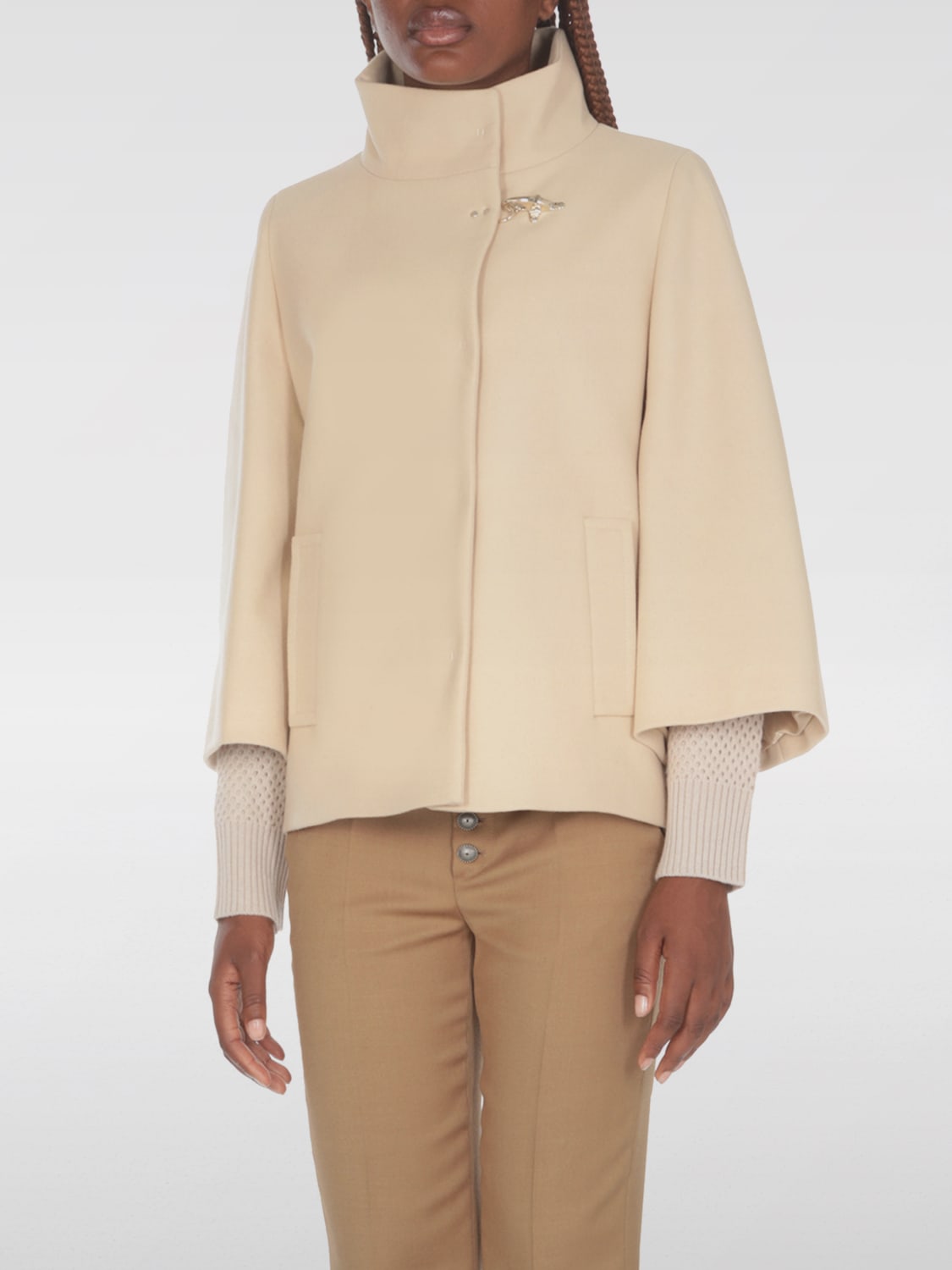 Giglio Cappotto corto con alamaro Fay