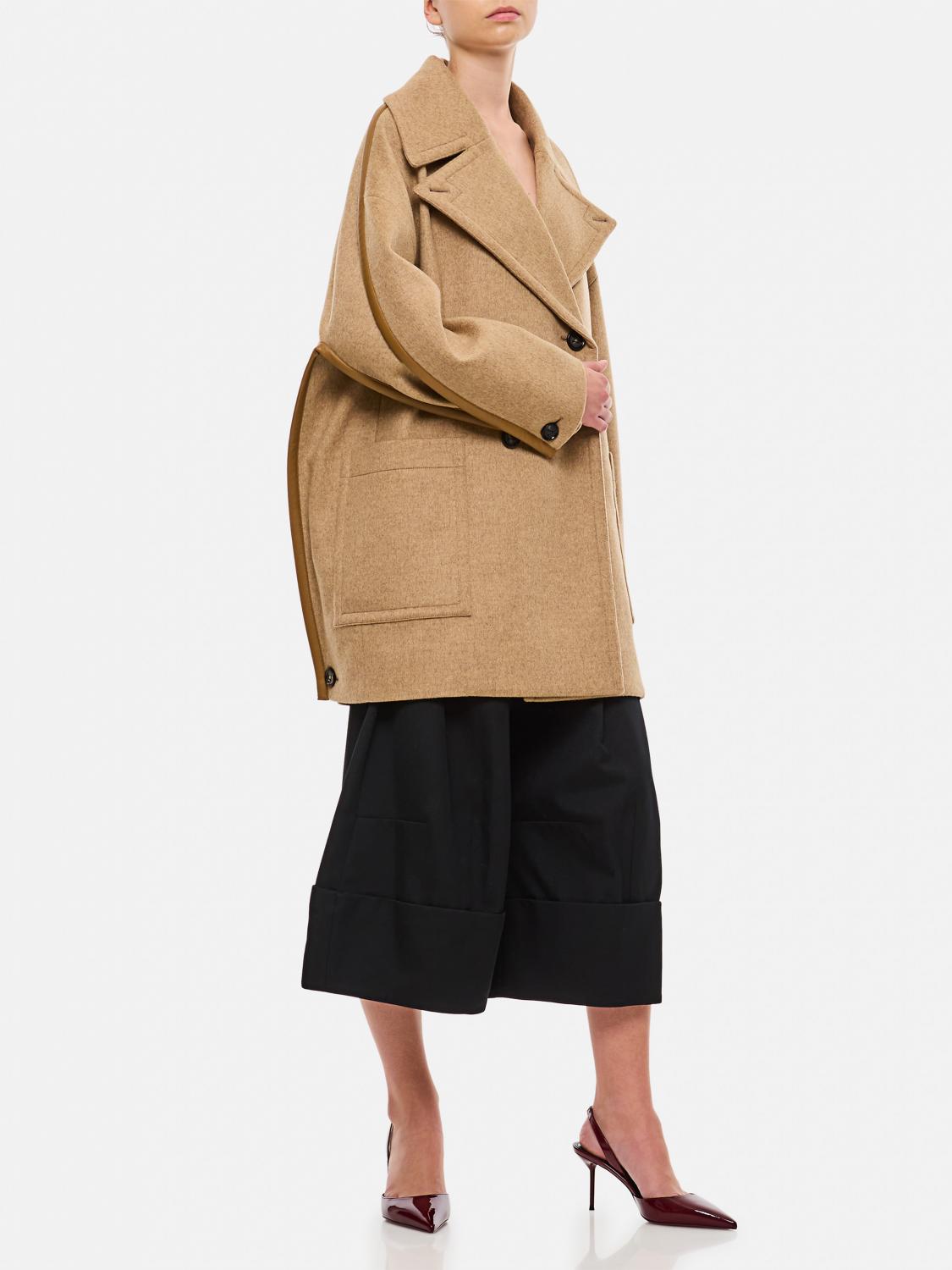 Giglio Cappotto Doppiopetto Bottega Veneta In Lana