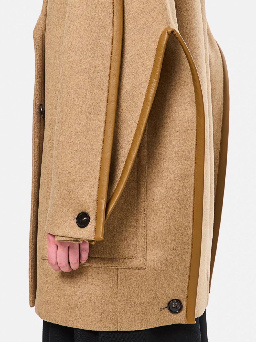 Giglio Cappotto Doppiopetto Bottega Veneta In Lana