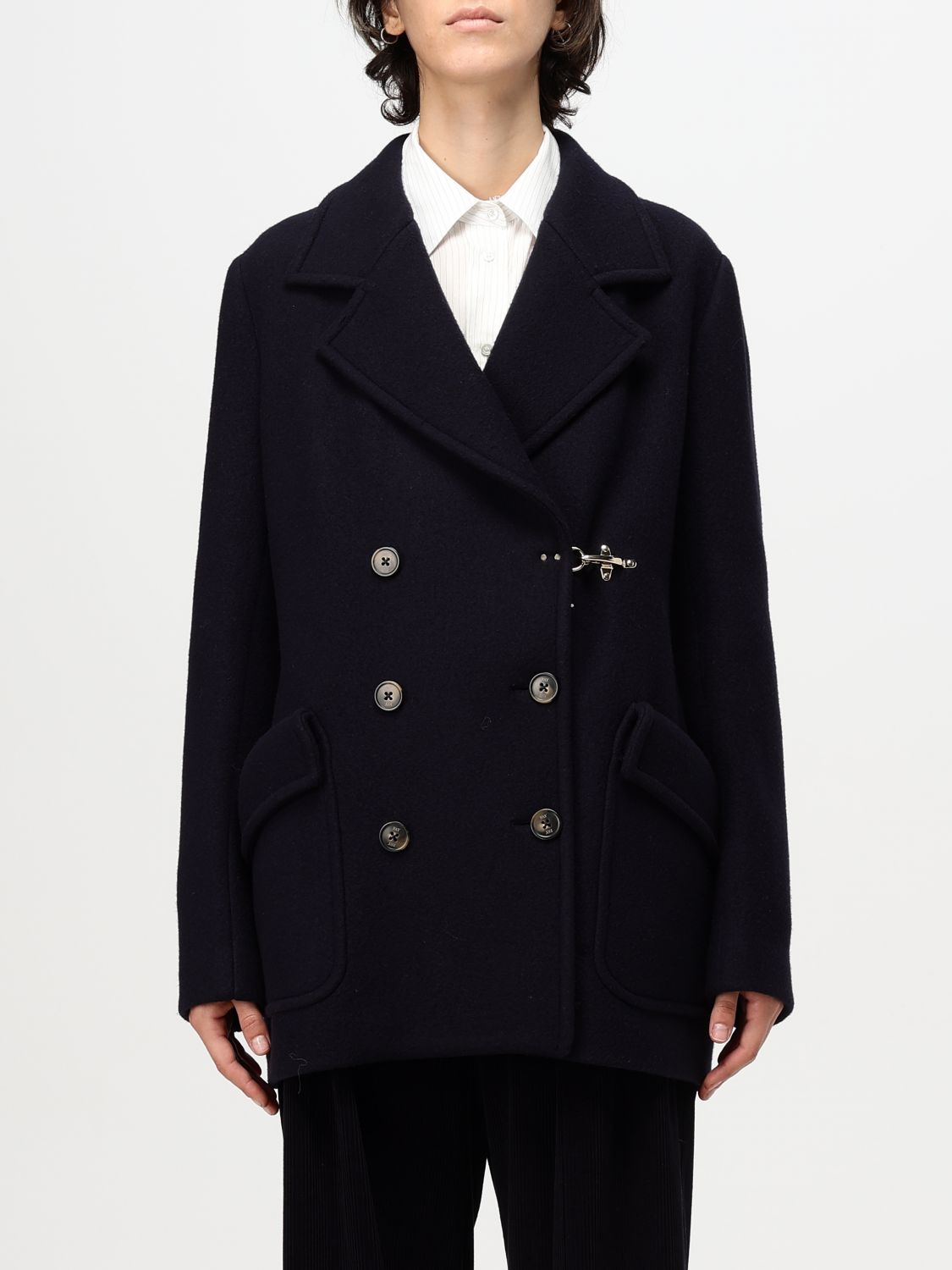 Giglio Cappotto doppiopetto Fay in lana e cashmere