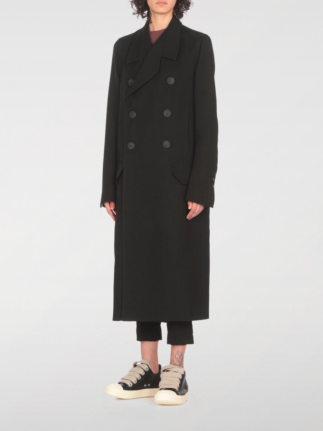 Giglio Cappotto doppiopetto Rick Owens in lana