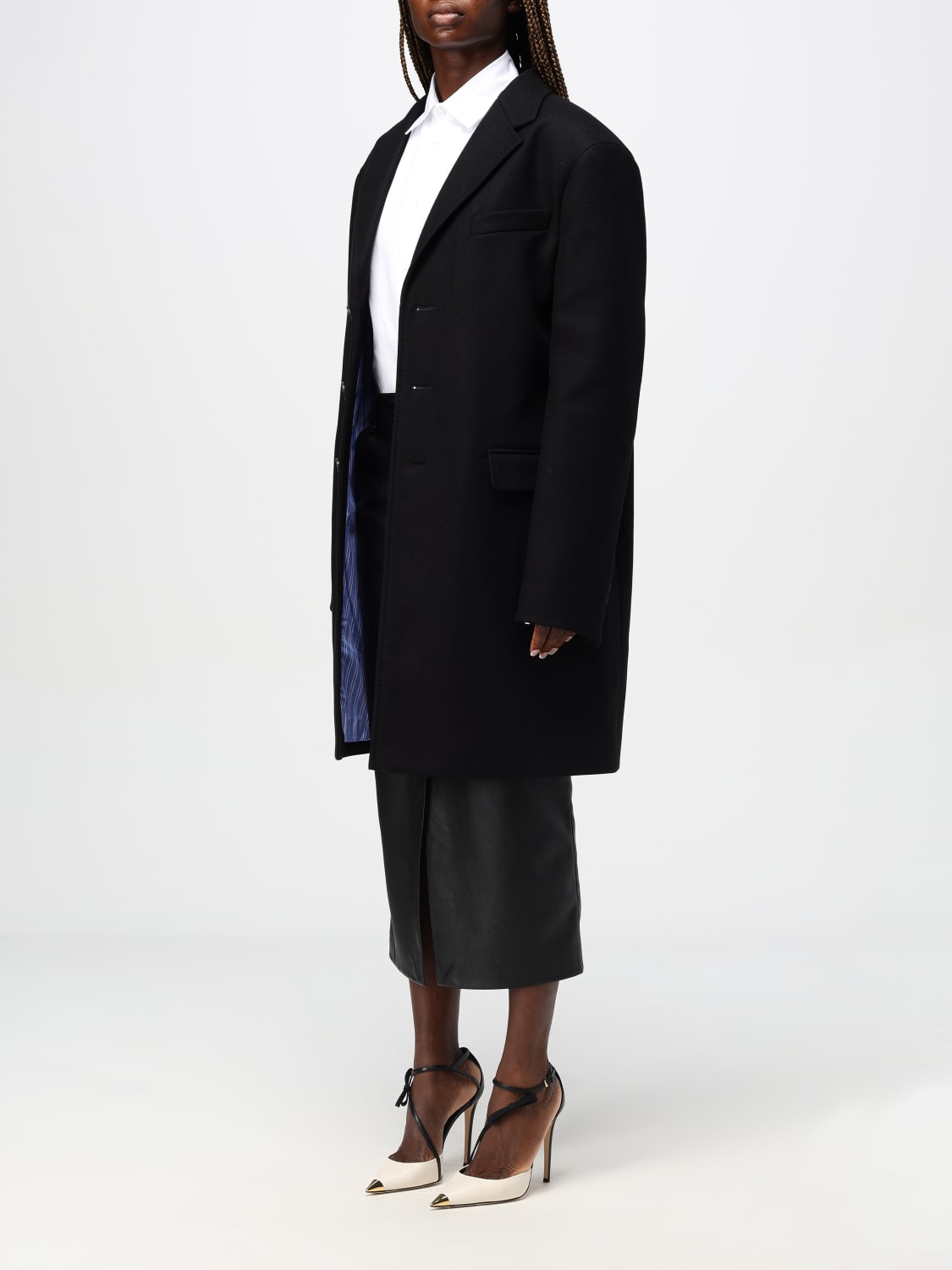Giglio Cappotto Dsquared2 In Misto Lana