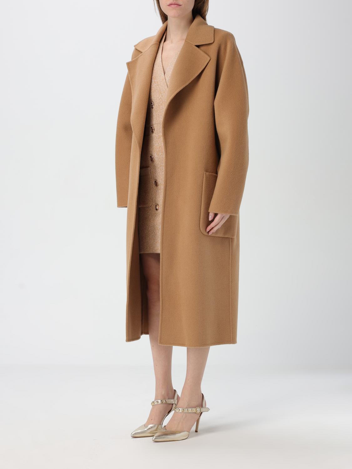 Giglio Cappotto Elisabetta Franchi In Lana