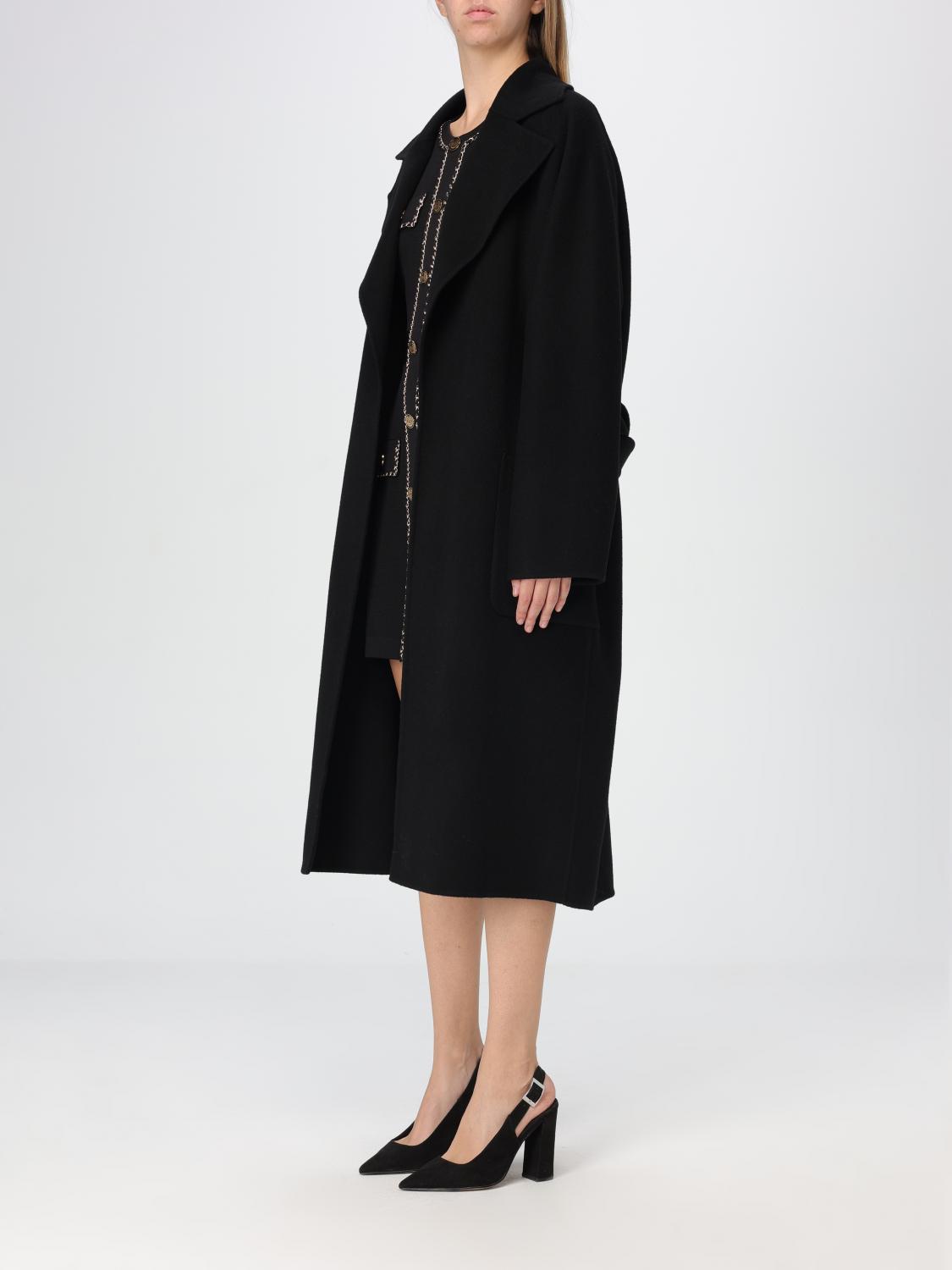 Giglio Cappotto Elisabetta Franchi In Lana