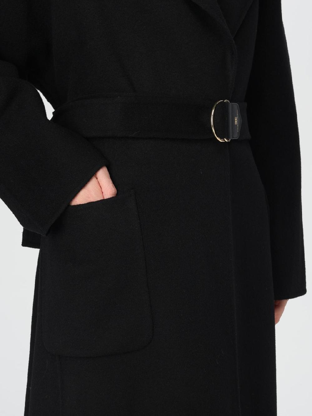 Giglio Cappotto Elisabetta Franchi In Lana