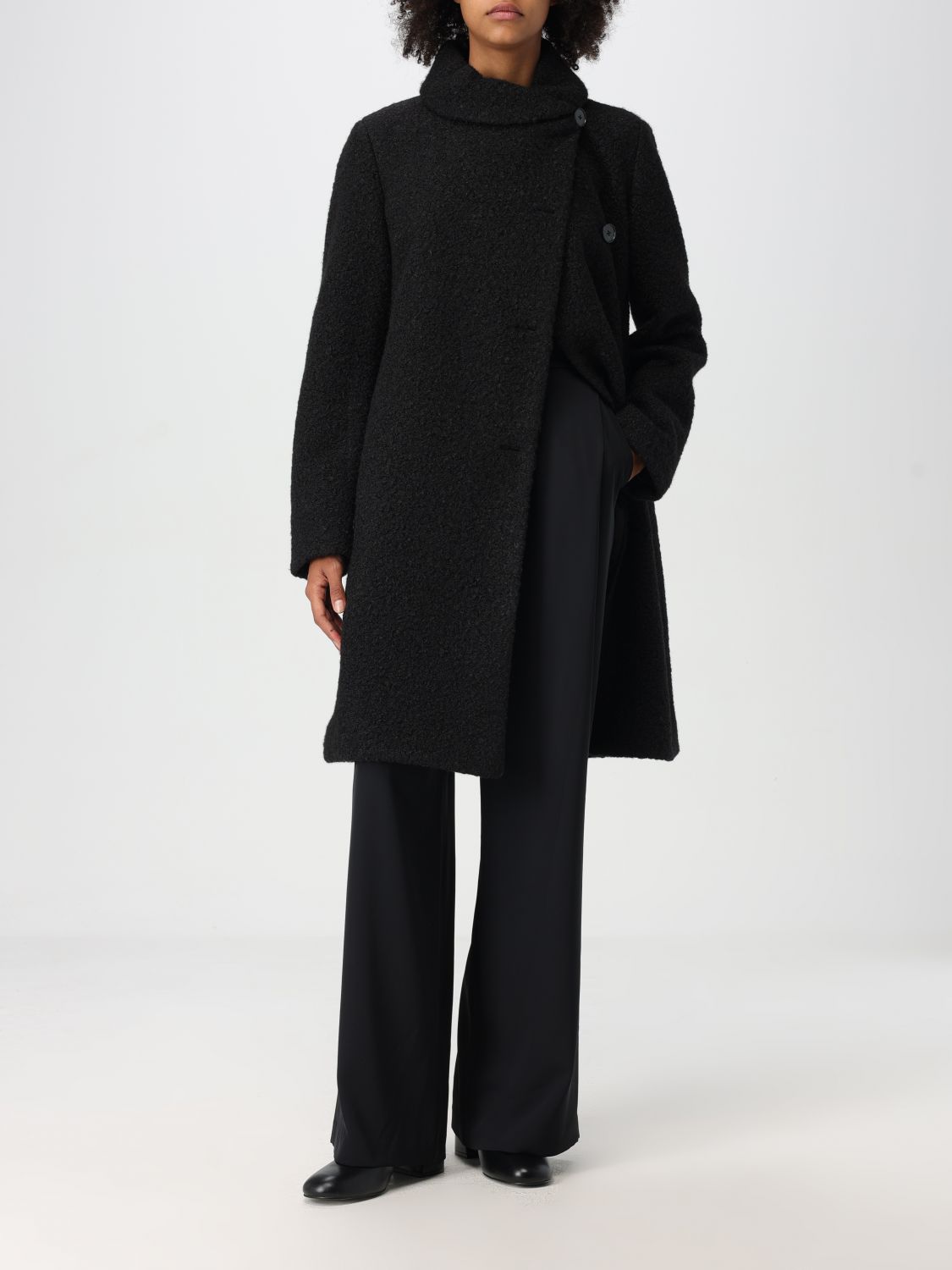 Giglio Cappotto Emporio Armani In Bouclè