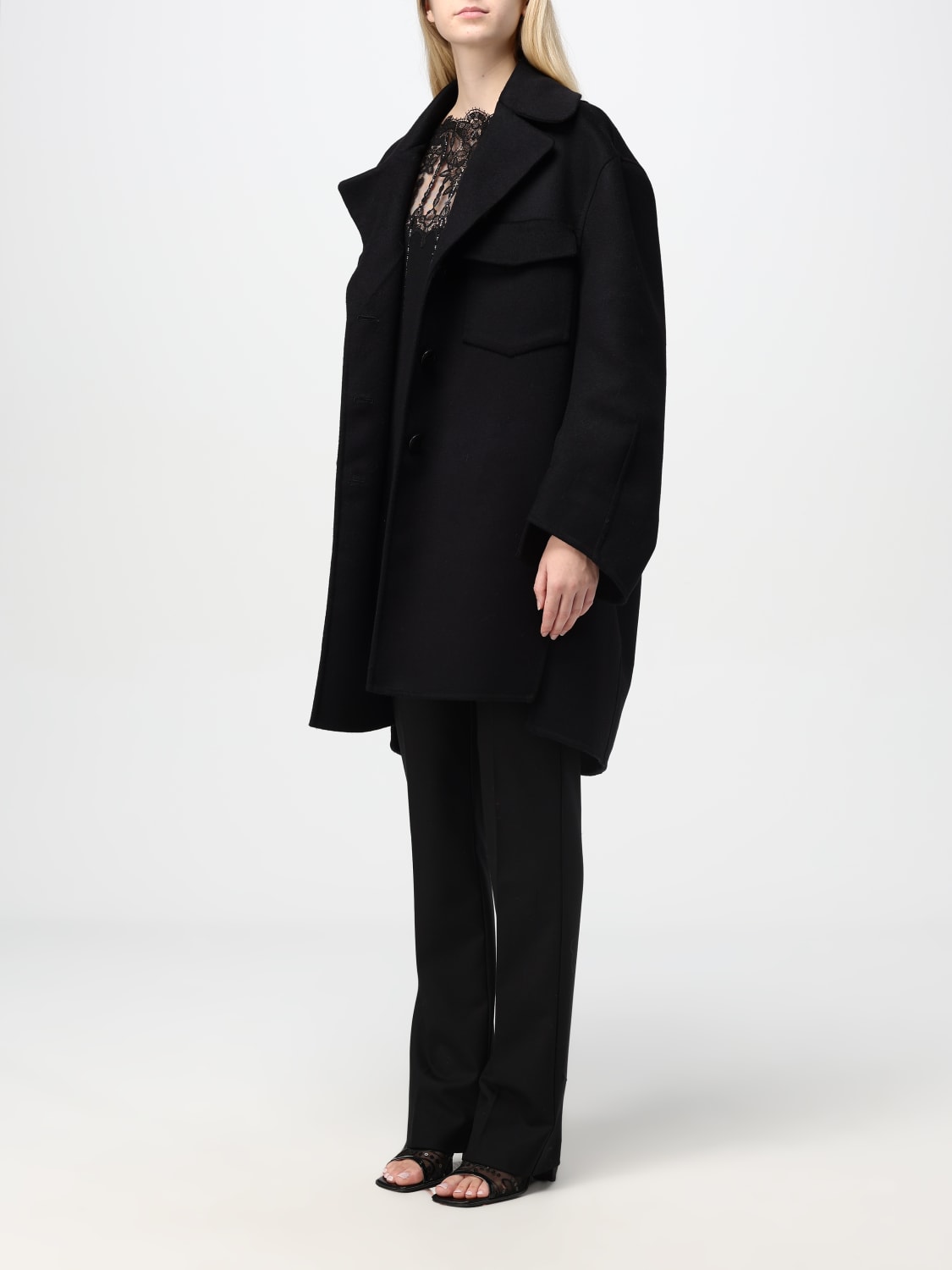 Giglio Cappotto Ermanno Scervino In Lana