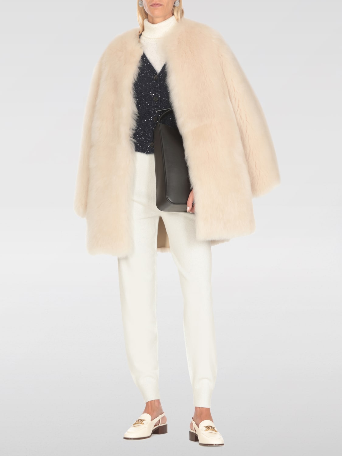 Giglio Cappotto Fabiana Filippi In Shearling