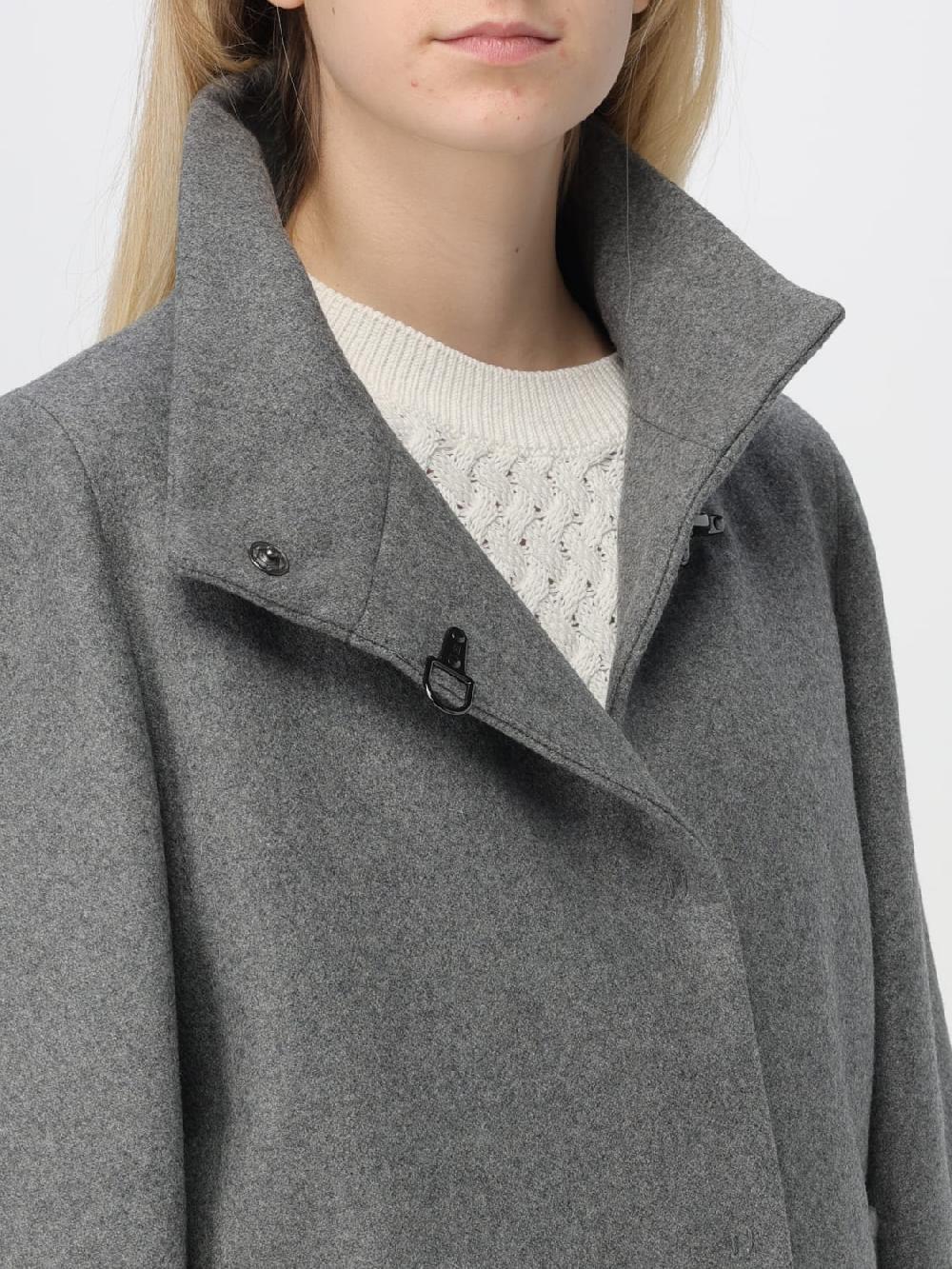 Giglio Cappotto Fay In Panno Di Misto Lana